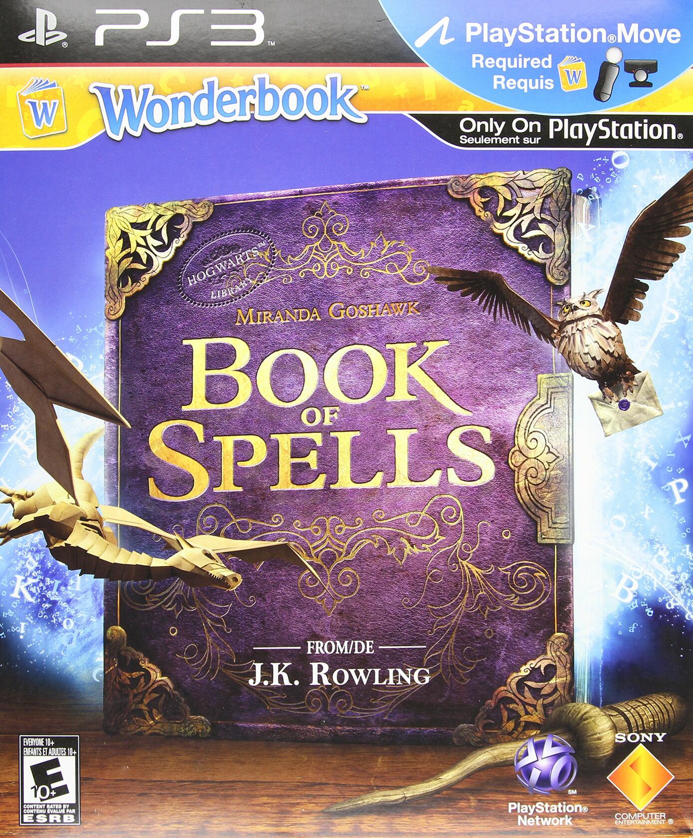 Wonderbook Book of Spells PS3 PlayStation 3 - Very Good
