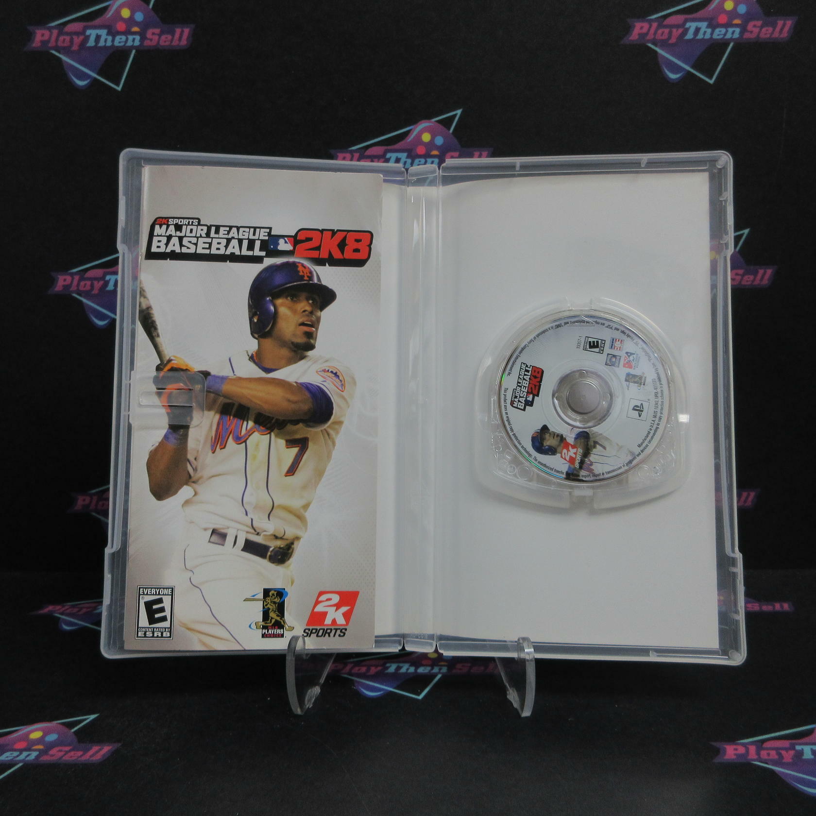 Major League Baseball 2K8 Sony PSP Clear UMD Complete - Refurbished