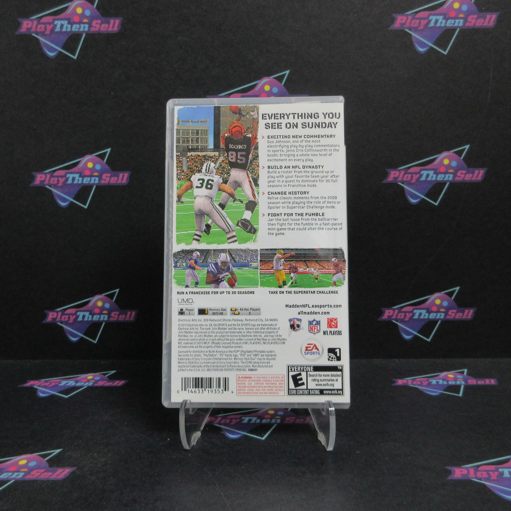 Madden NFL 11 Sony PSP Clear UMD Complete - Refurbished