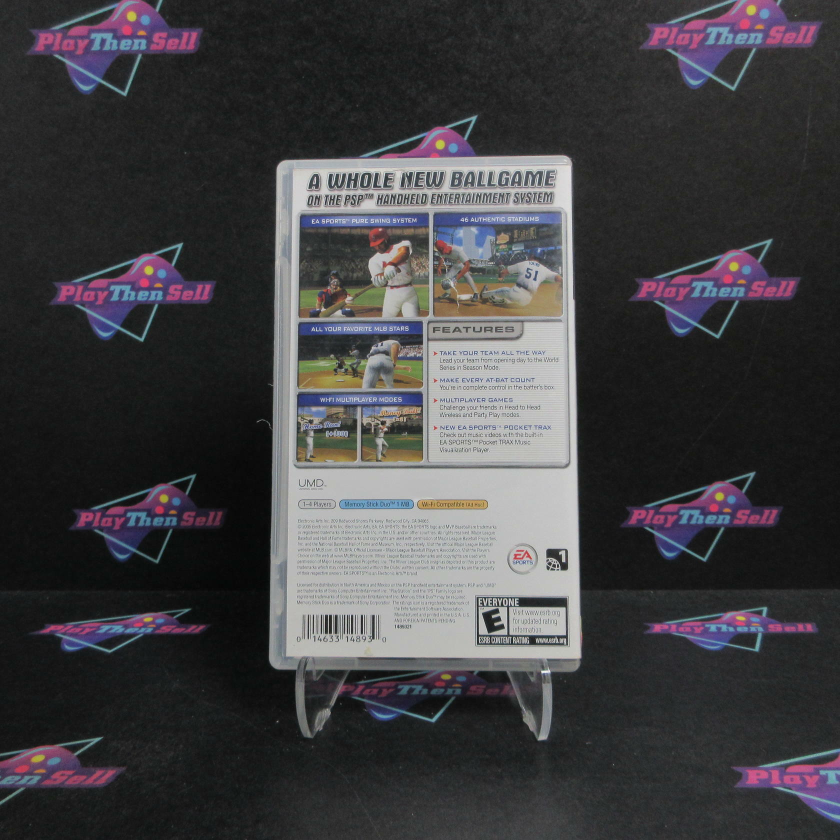 MVP Baseball Sony PSP Clear UMD Complete - Very Good