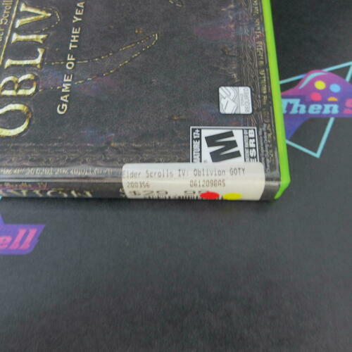 The Elder Scrolls IV Oblivion GOTY Edition Xbox 360 Complete - Very Good