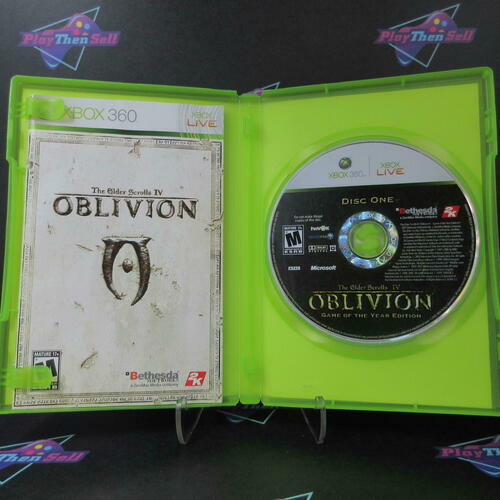 The Elder Scrolls IV Oblivion GOTY Edition Xbox 360 Complete - Very Good