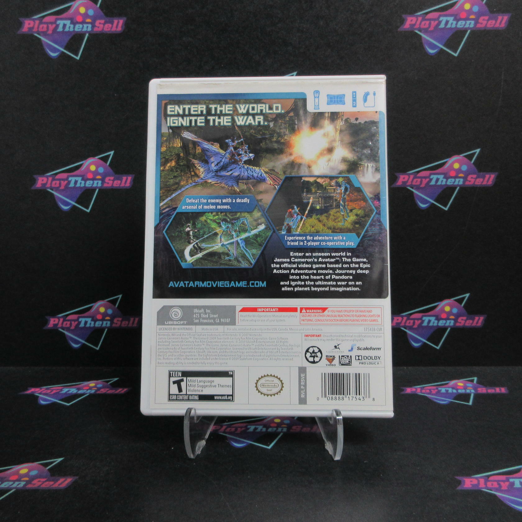 Avatar The Game Nintendo Wii Complete - Very Good