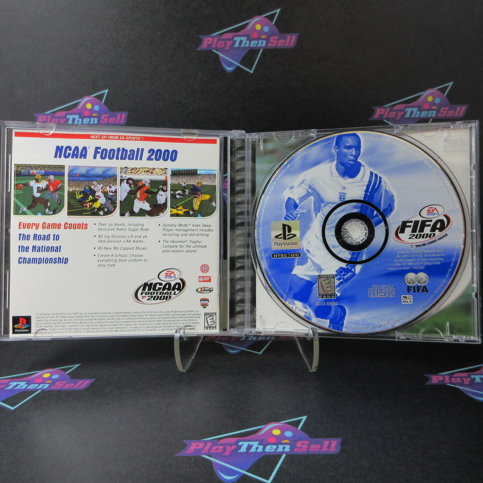 FIFA 2000 Major League Soccer PS1 PlayStation 1 + Reg Card Complete - Refurbished