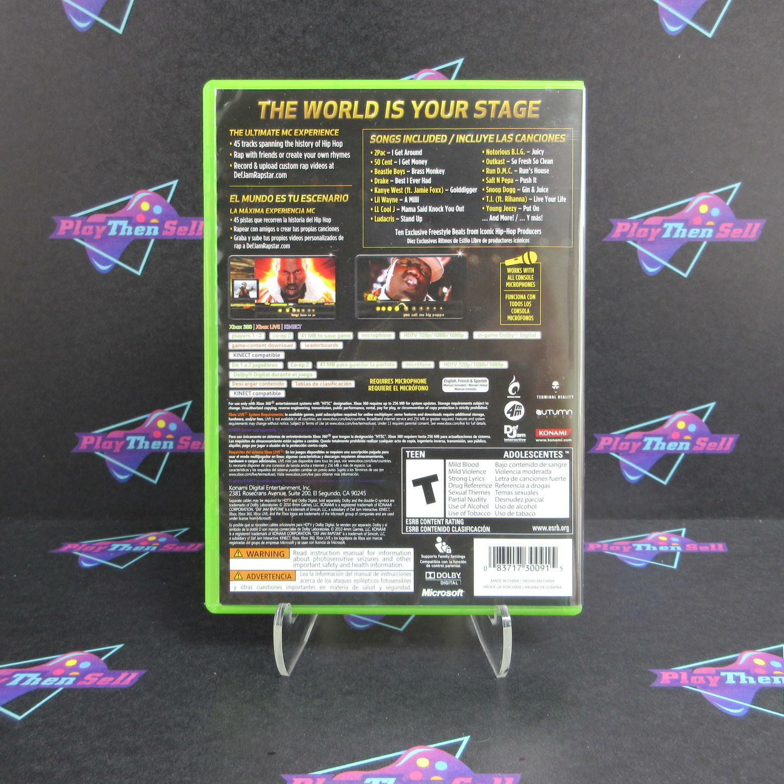 Def Jam Rapstar Xbox 360 Complete - Excellent