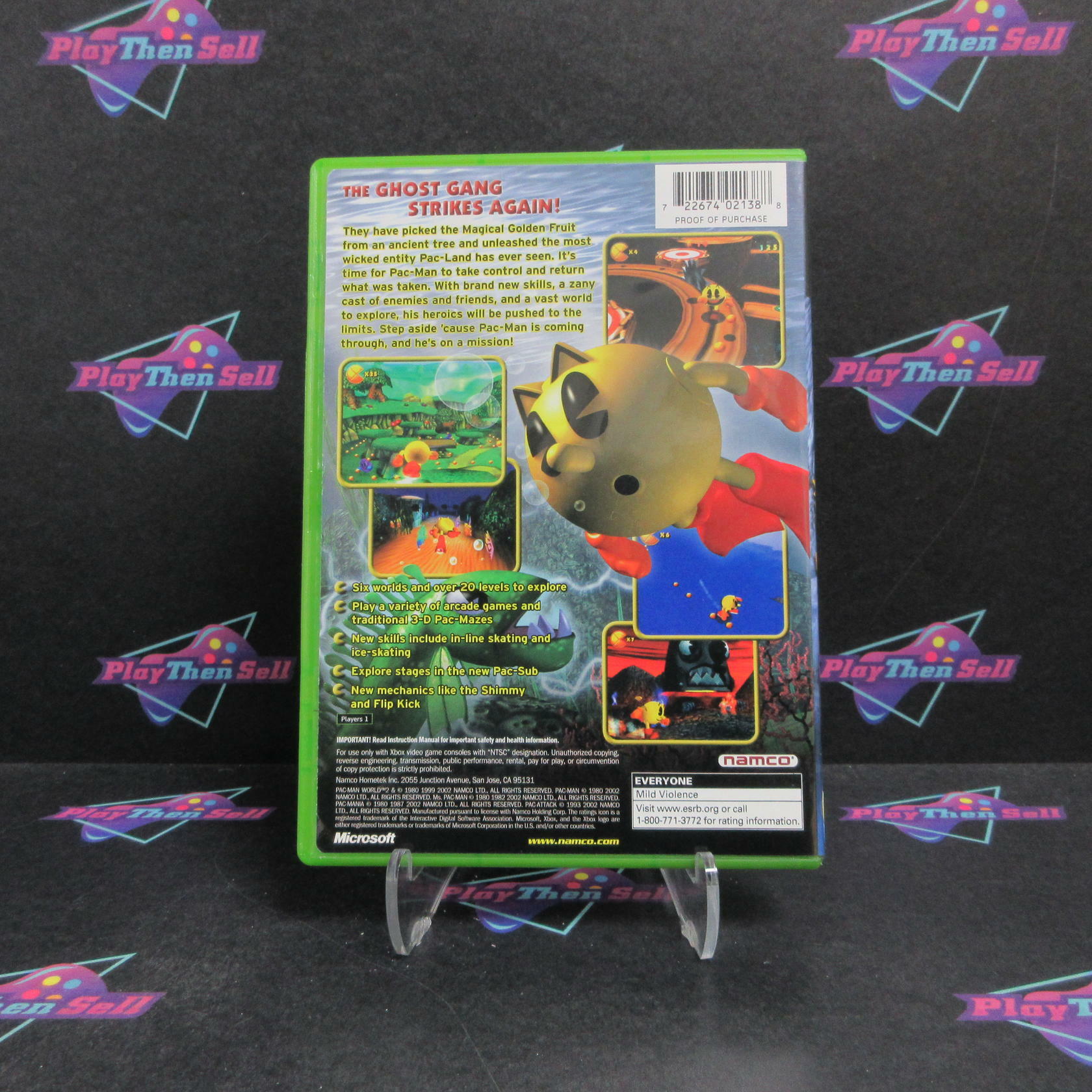 Pac Man World 2 Xbox + Reg Card Complete - Refurbished