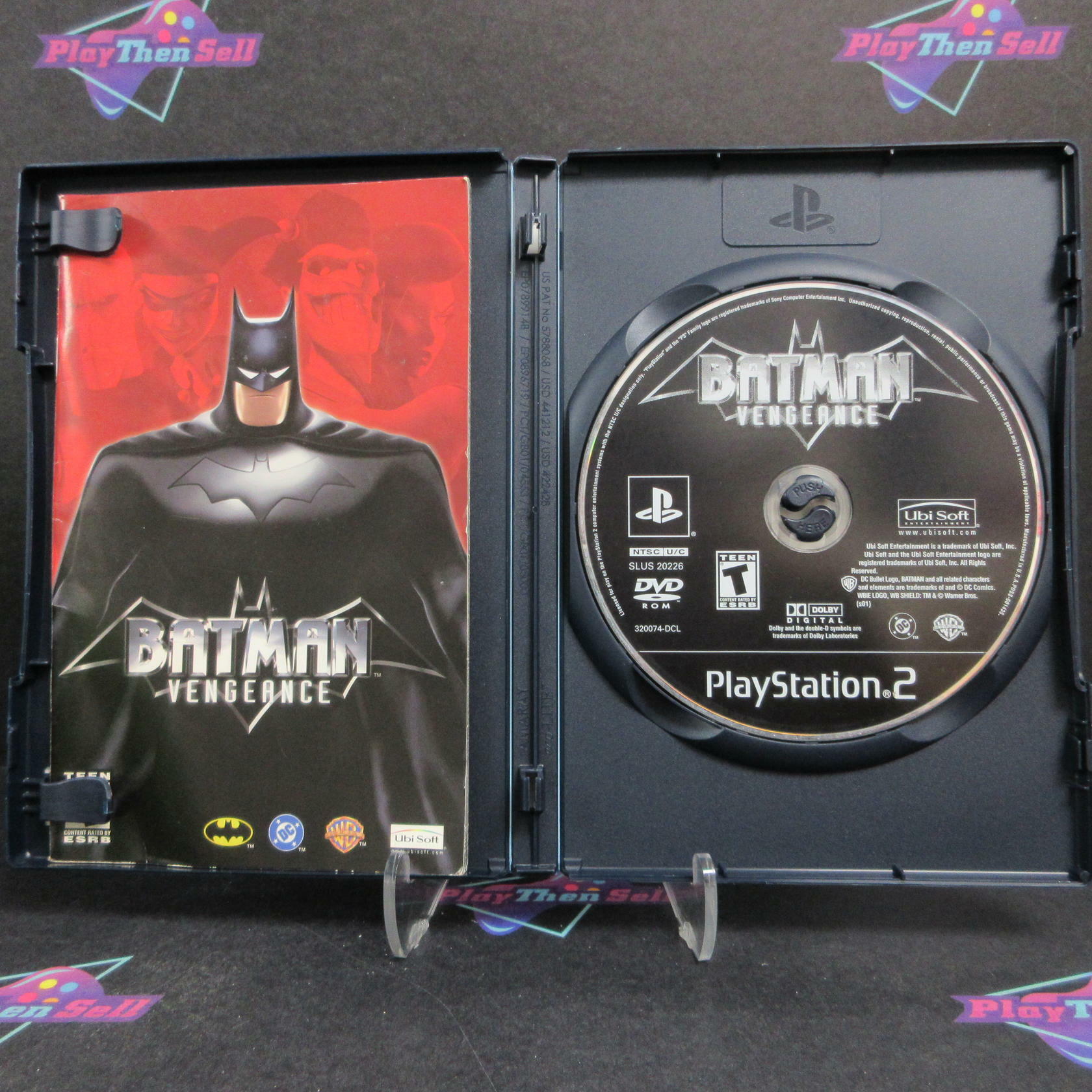 Batman Vengeance PS2 PlayStation 2 + Reg Card Complete - Excellent