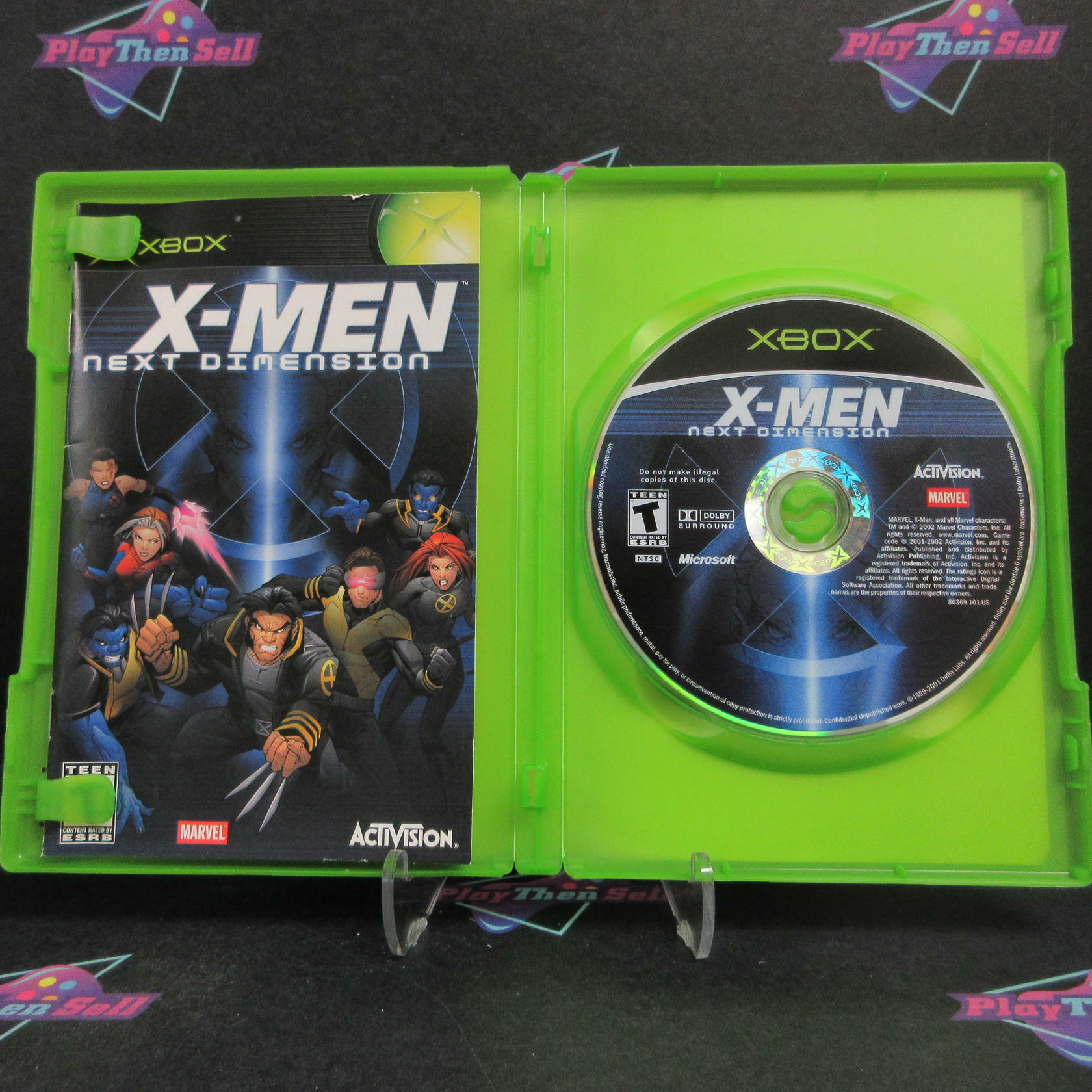 X-Men Next Dimension Xbox + Reg Card Complete - Refurbished