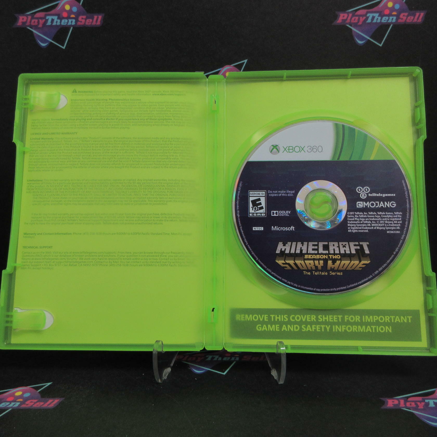 Minecraft Story Mode Season 2 Xbox 360 Complete - Excellent
