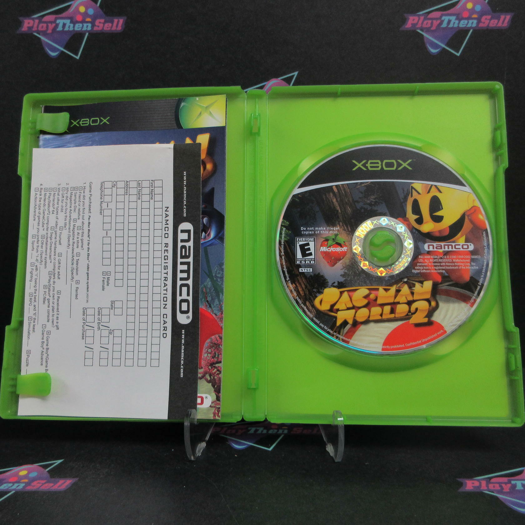 Pac Man World 2 Xbox + Reg Card Complete - Refurbished