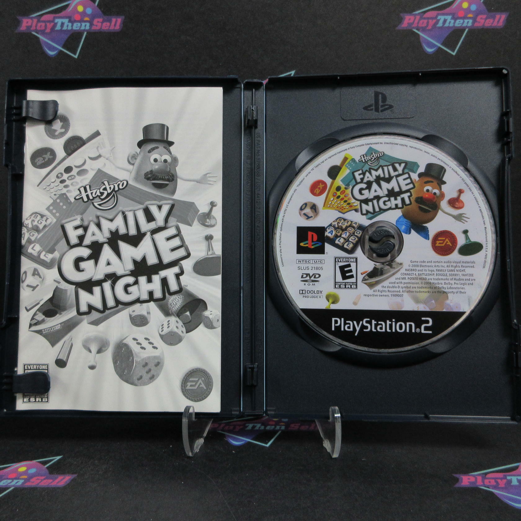Hasbro Family Game Night PS2 PlayStation 2 Complete - Excellent