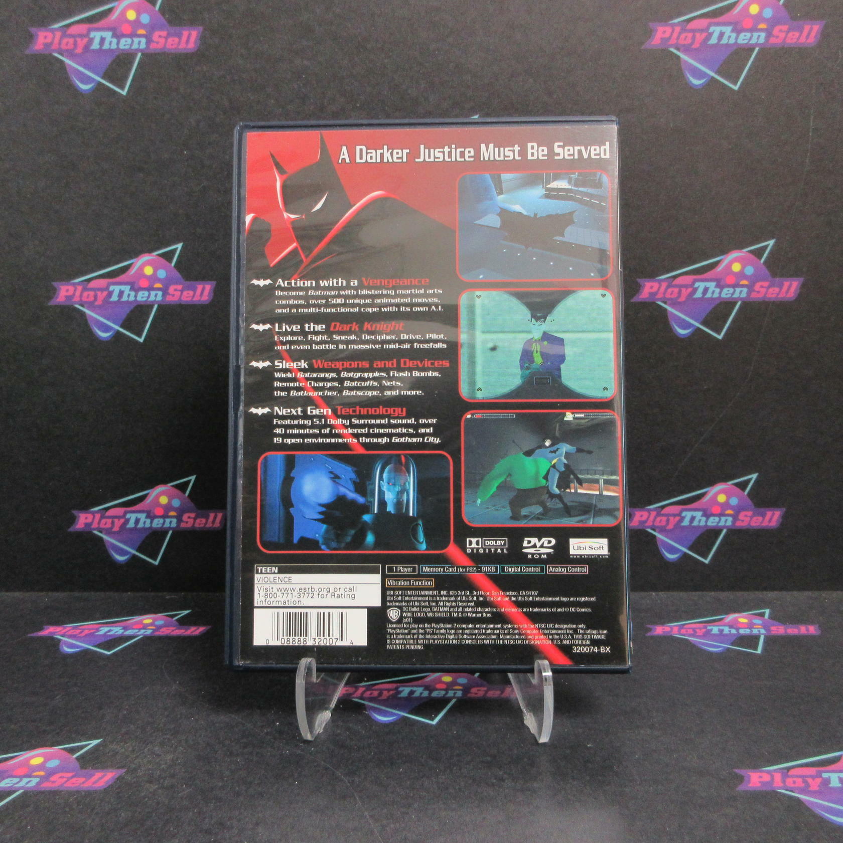 Batman Vengeance PS2 PlayStation 2 + Reg Card Complete - Excellent