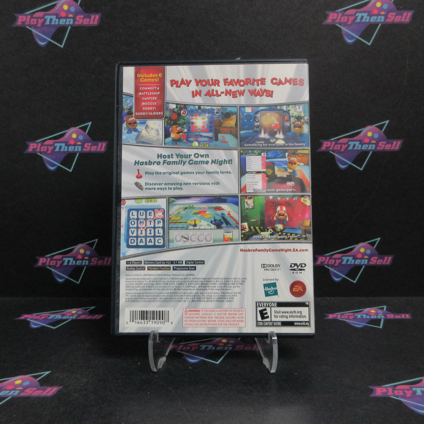 Hasbro Family Game Night PS2 PlayStation 2 Complete - Excellent