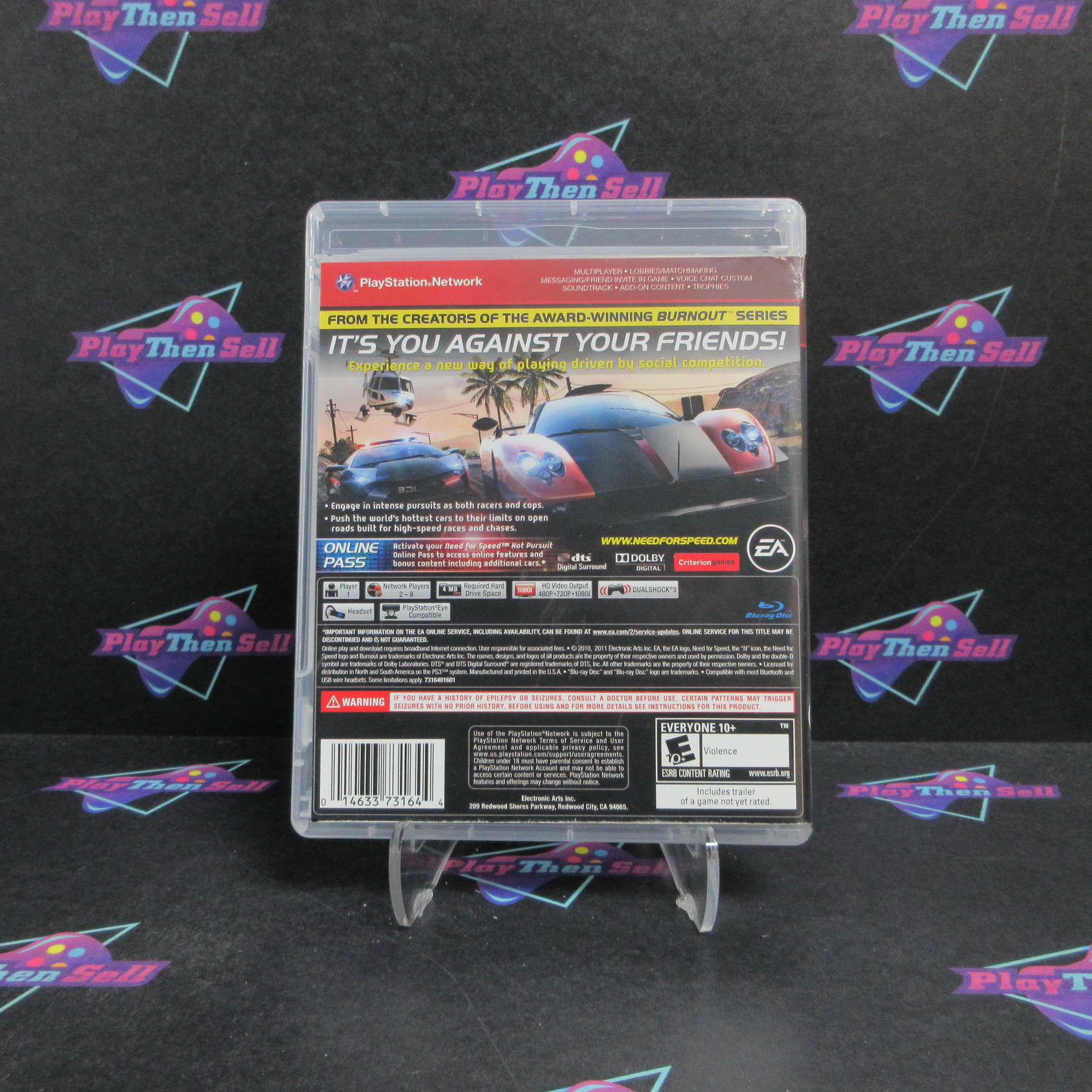 Need for Speed Hot Pursuit PS3 PlayStation 3 GH Complete - Very Good