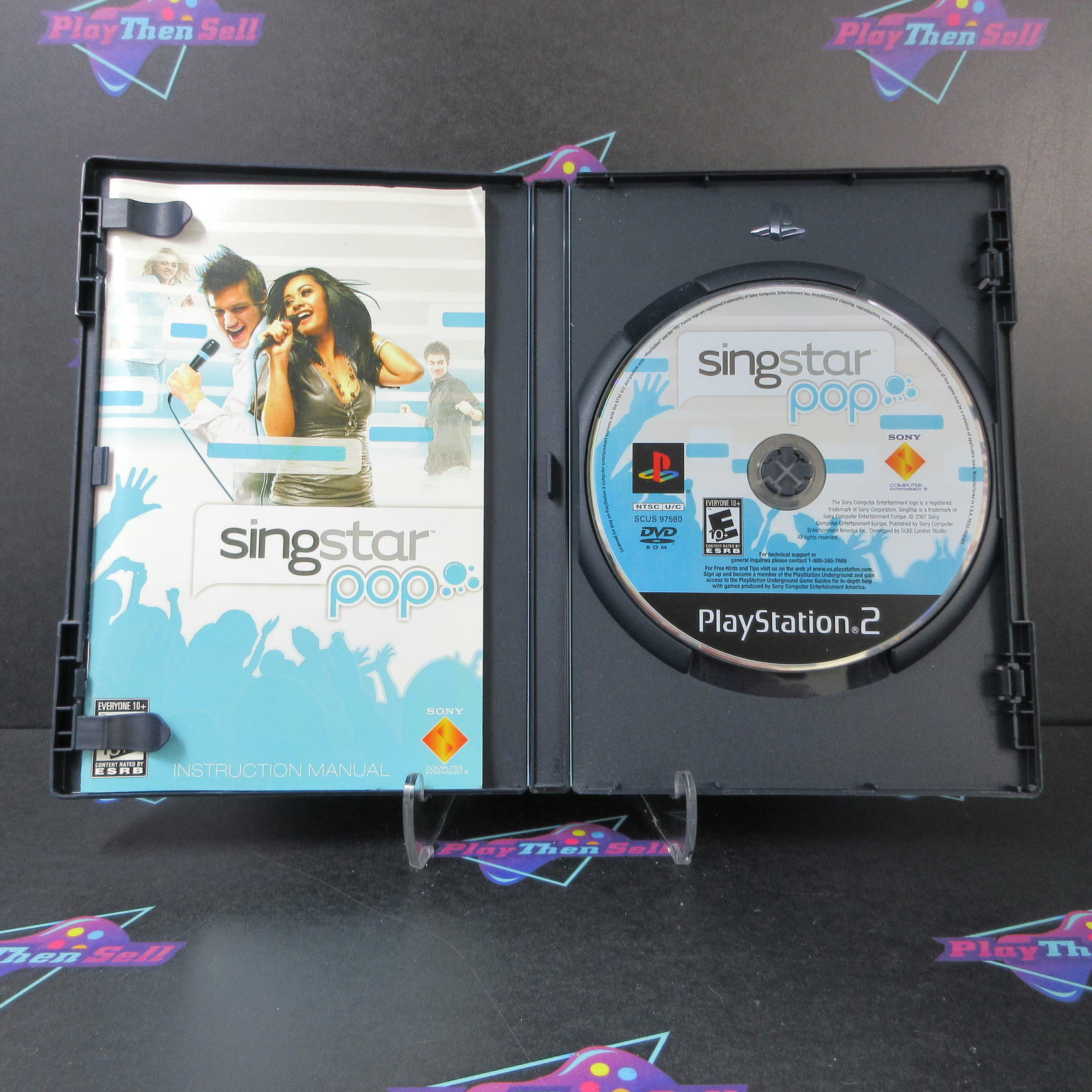 SingStar Pop PS2 PlayStation 2 Complete - Very Good