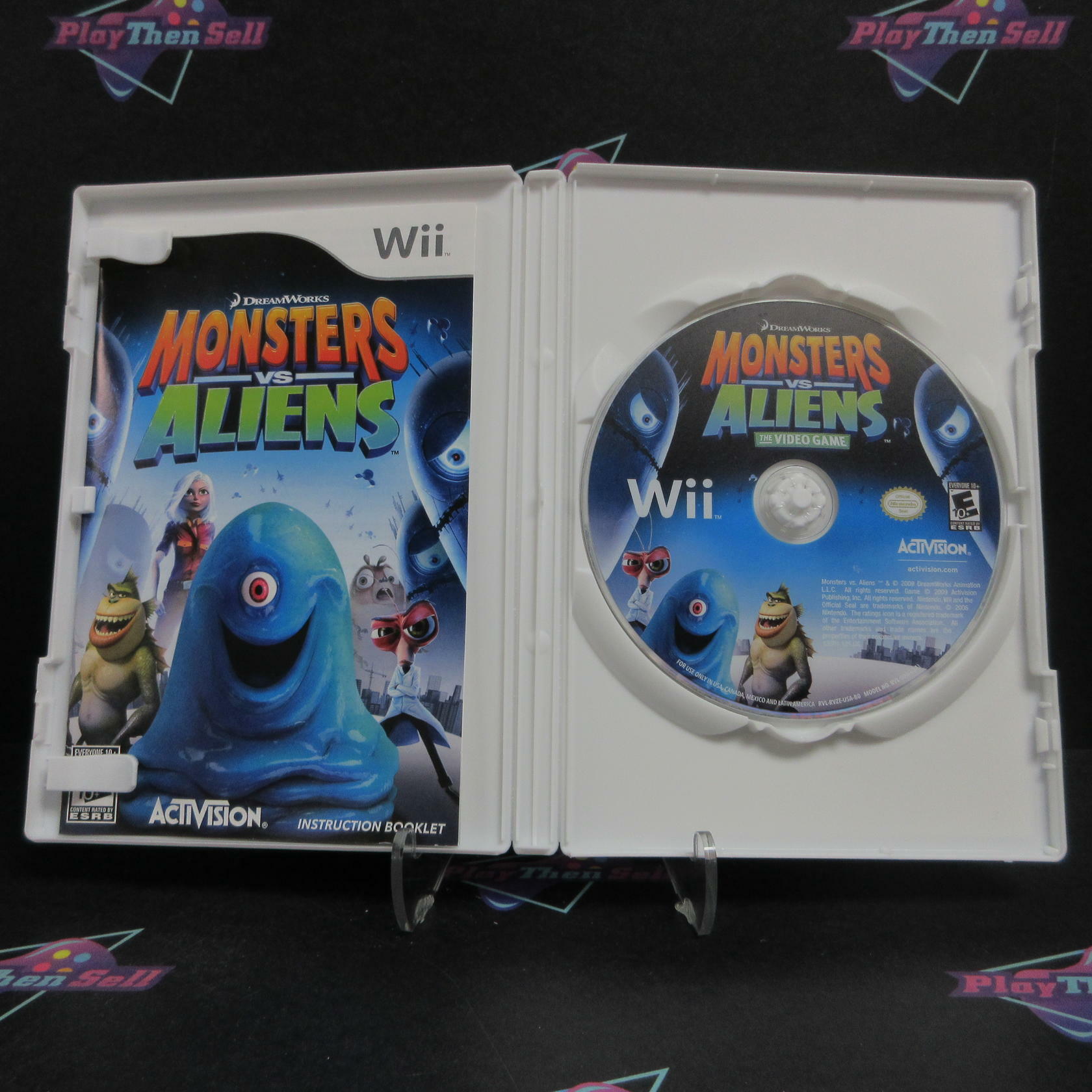 Monsters vs. Aliens Nintendo Wii Complete - Very Good