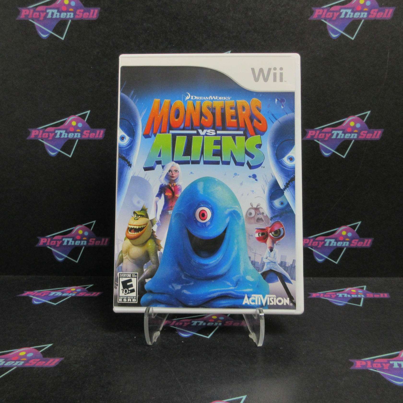 Monsters vs. Aliens Nintendo Wii Complete - Very Good