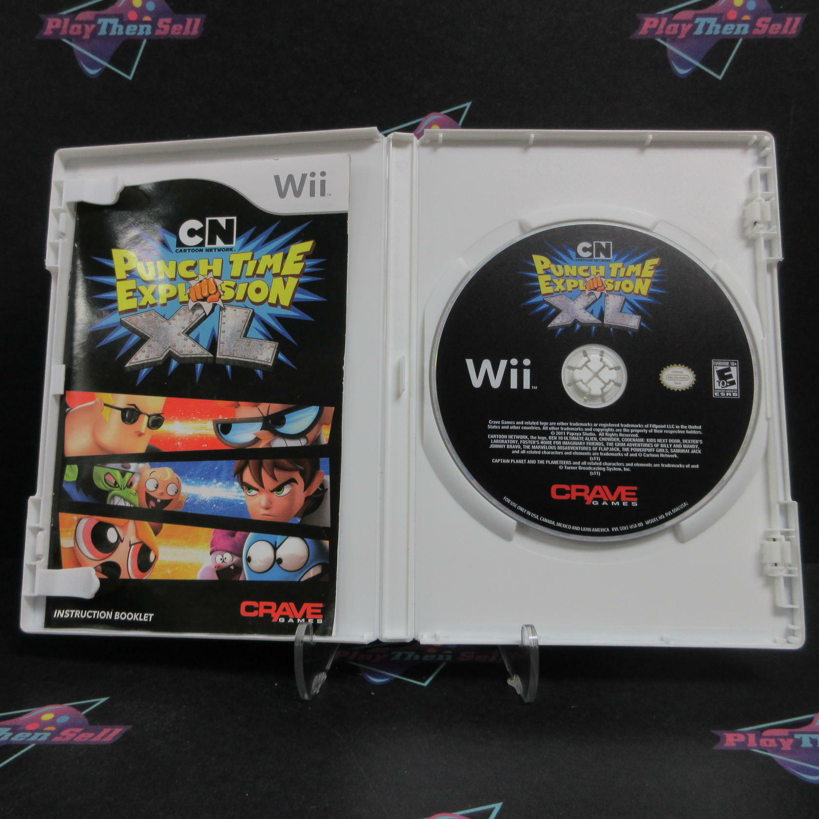 Cartoon Network Punch Time Explosion XL Nintendo Wii Complete - Very Good