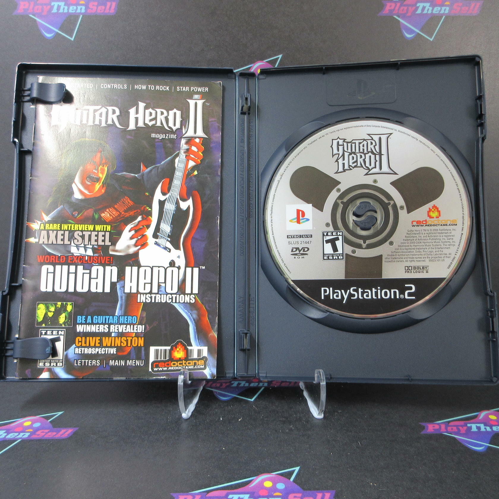 Guitar Hero II (2) PS2 PlayStation 2 Complete - Very Good