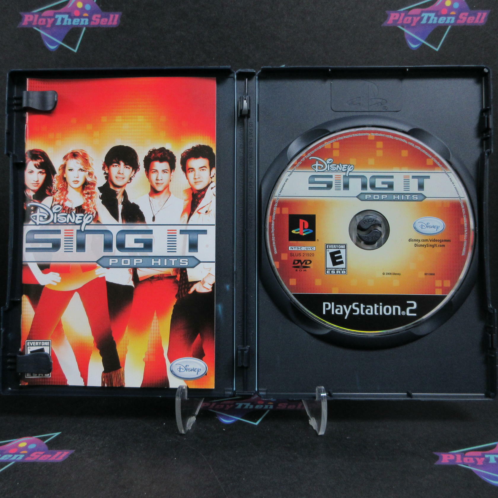 Disney Sing It Pop Hits PS2 PlayStation 2 Complete - Excellent