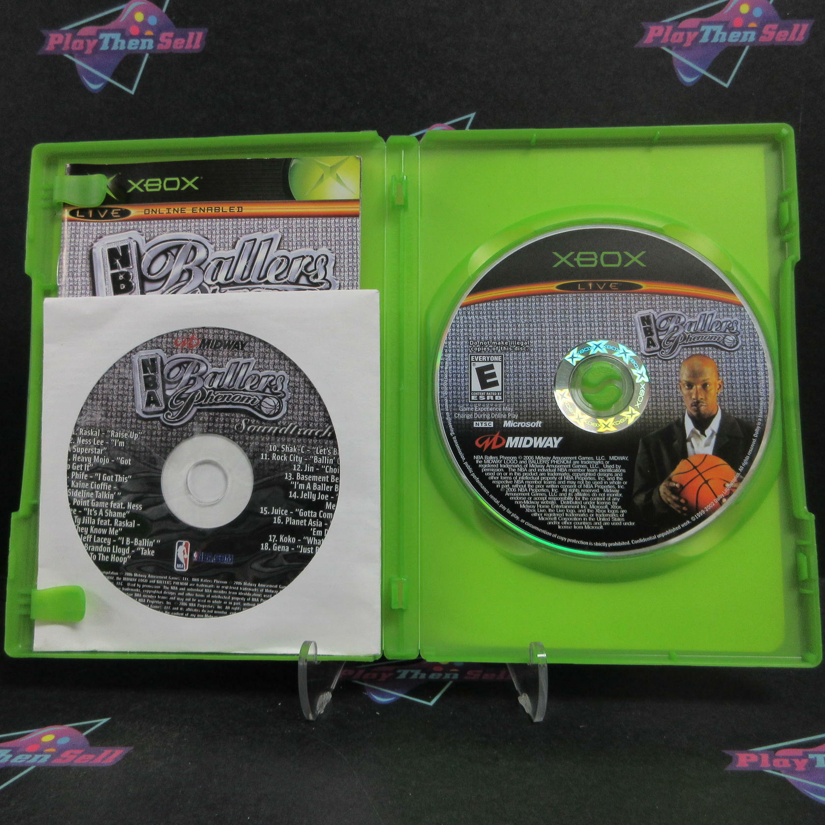 NBA Ballers Phenom Xbox + Soundtrack Complete - Refurbished