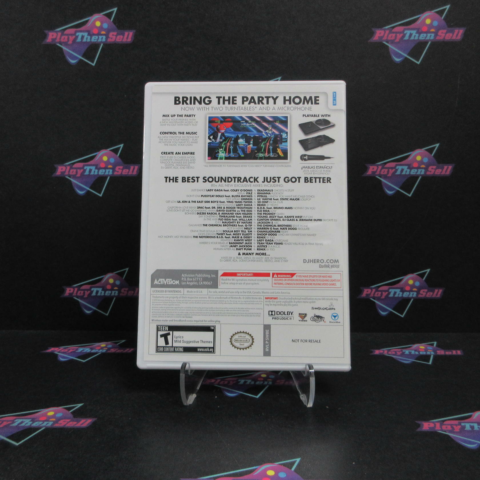 DJ Hero 2 Nintendo Wii - Like New