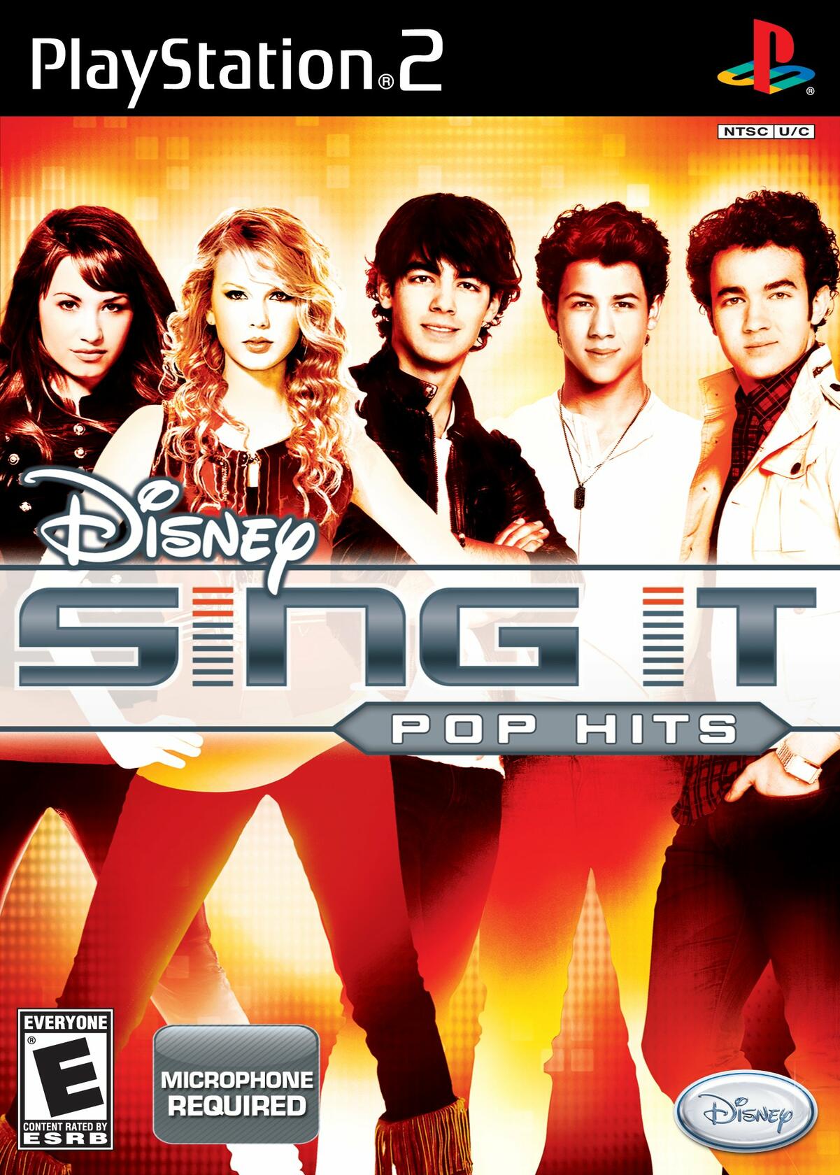 Disney Sing It Pop Hits PS2 PlayStation 2 Complete - Excellent