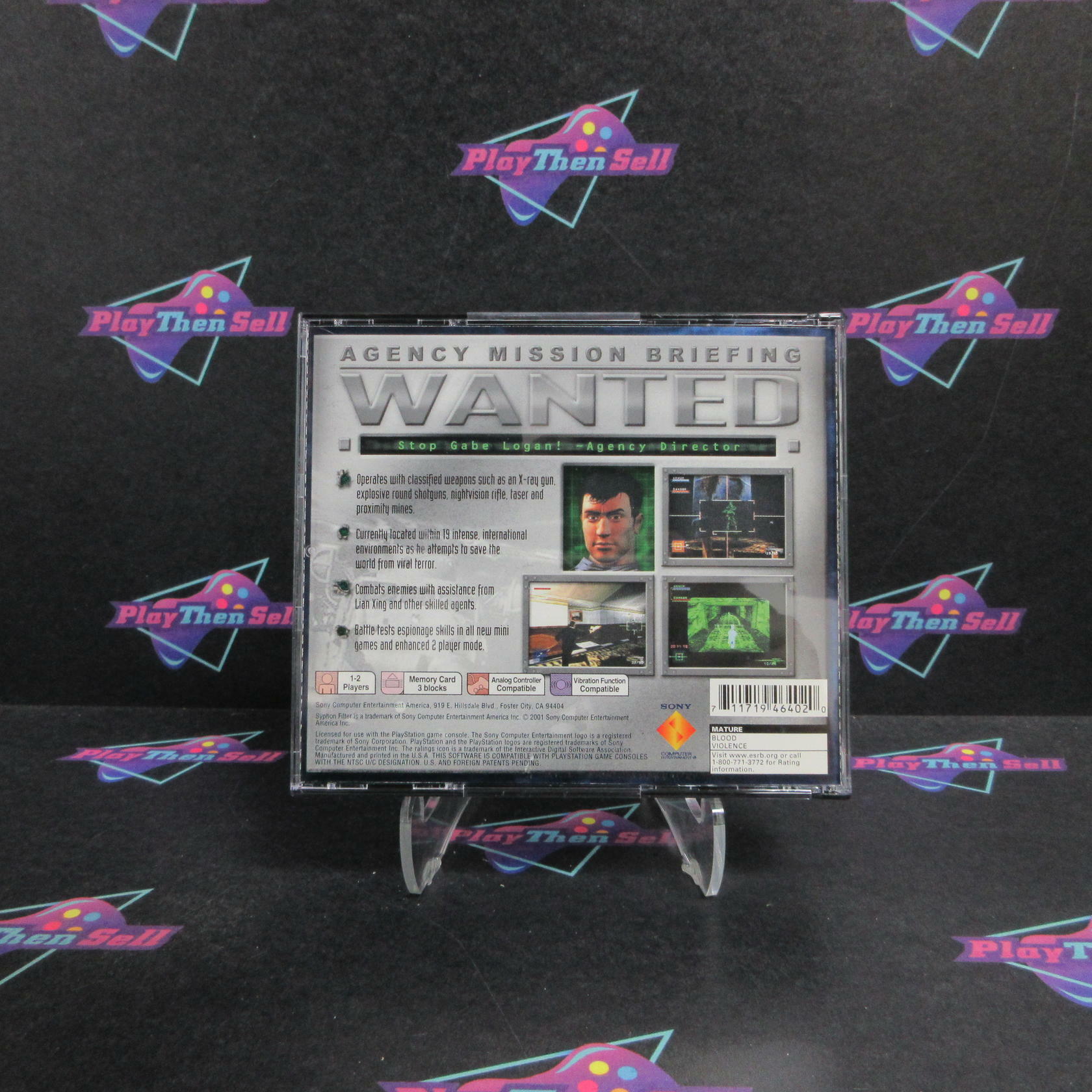 Syphon Filter 3 PS1 PlayStation 1 Complete - Refurbished