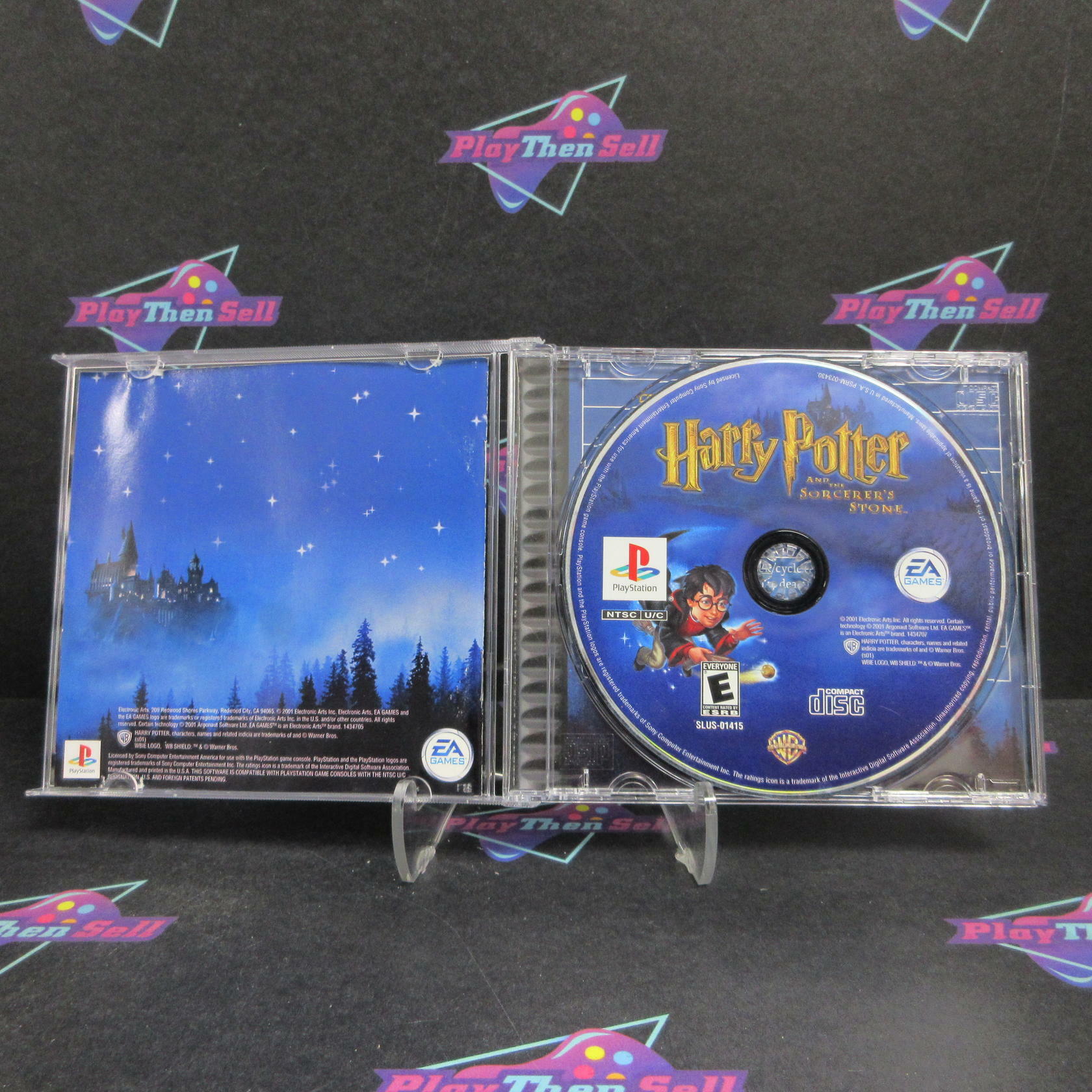 Harry Potter and the Sorcerer's Stone PS1 + Reg Card Complete - Very Good