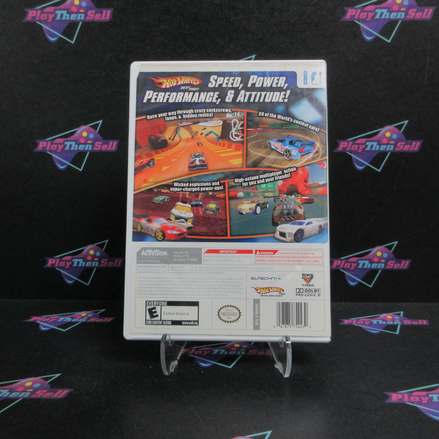 Hot Wheels Beat That Nintendo Wii - Very Good