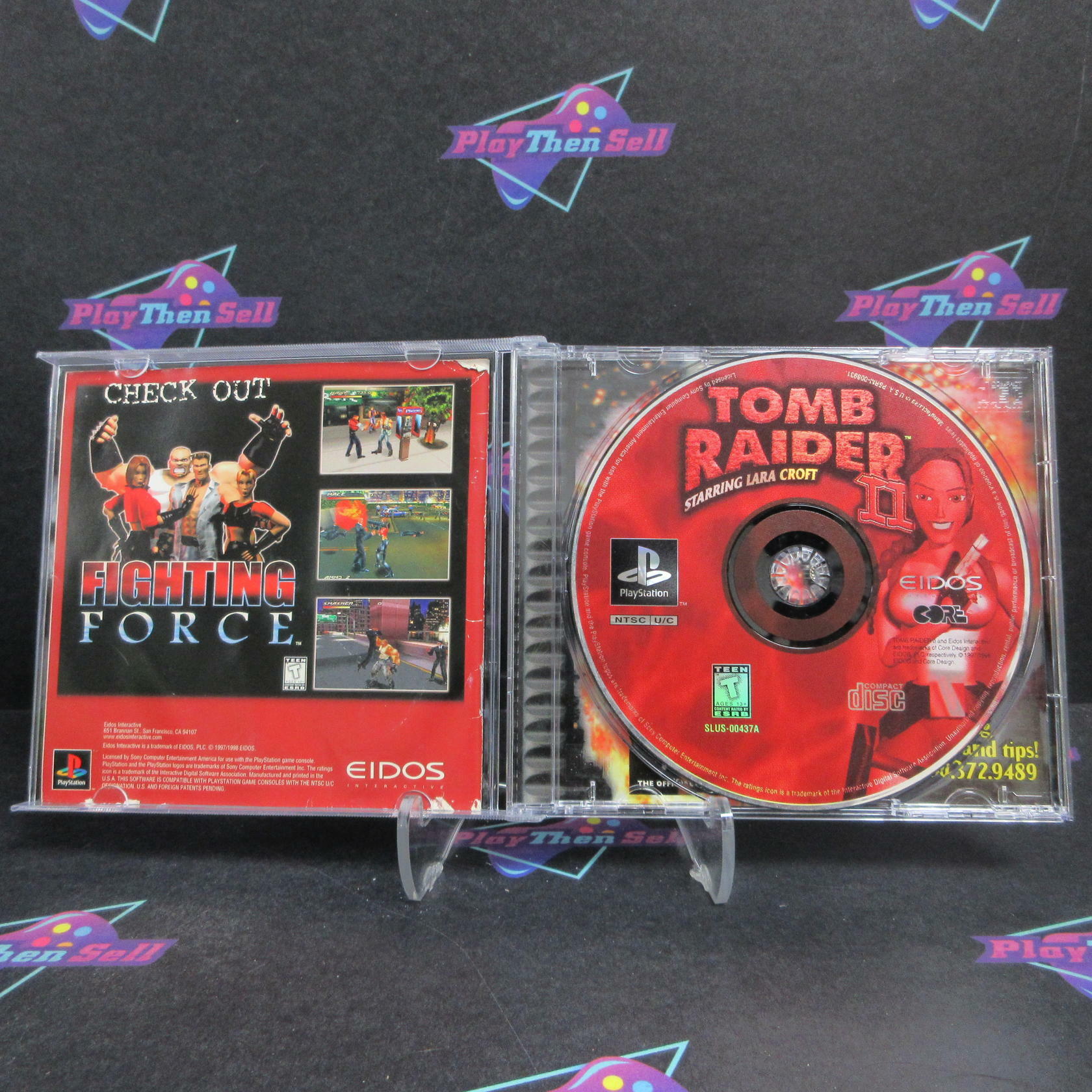 Tomb Raider II PS1 PlayStation 1 + Reg Card Complete - Very Good