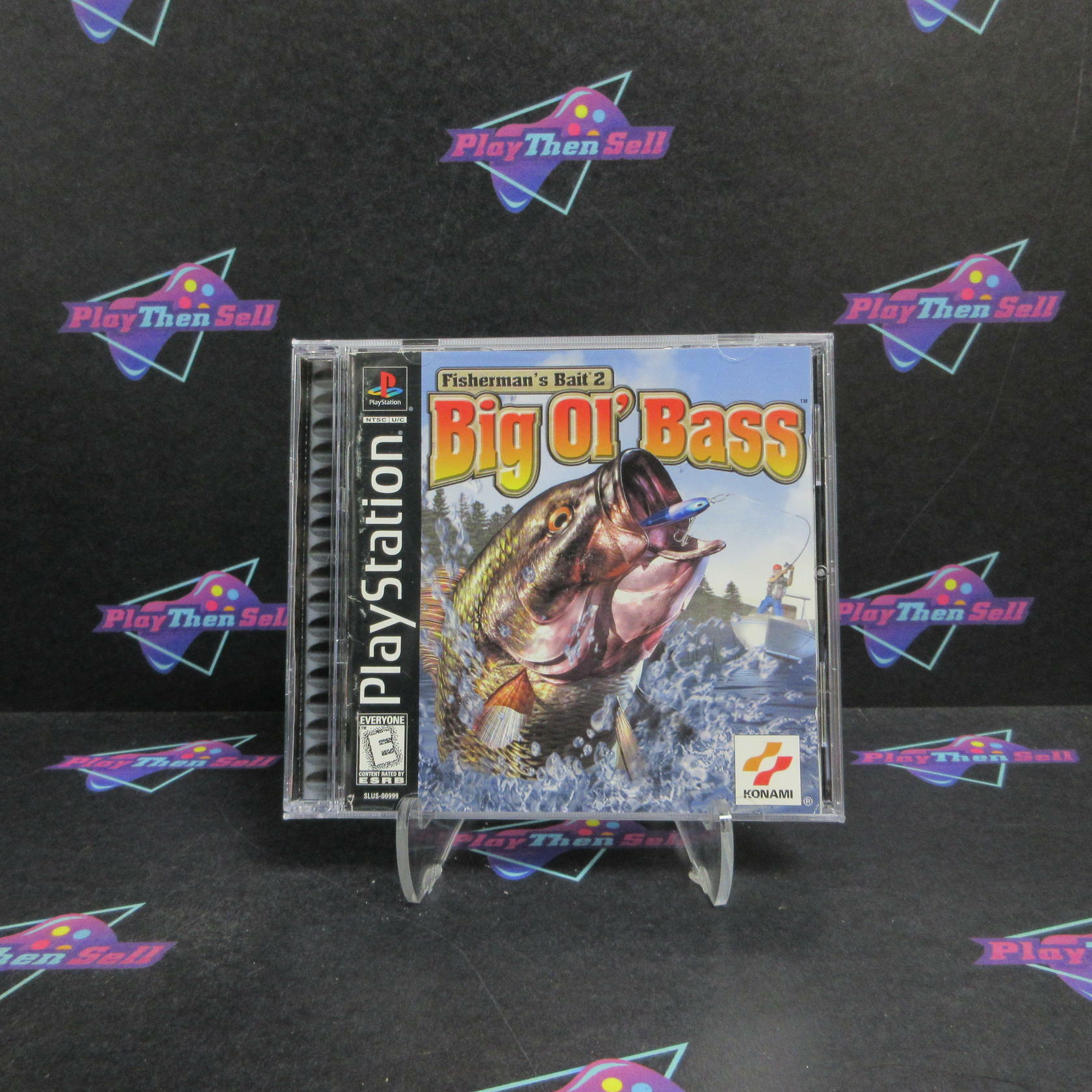 Big Ol' Bass PS1 PlayStation 1 Complete - Very Good