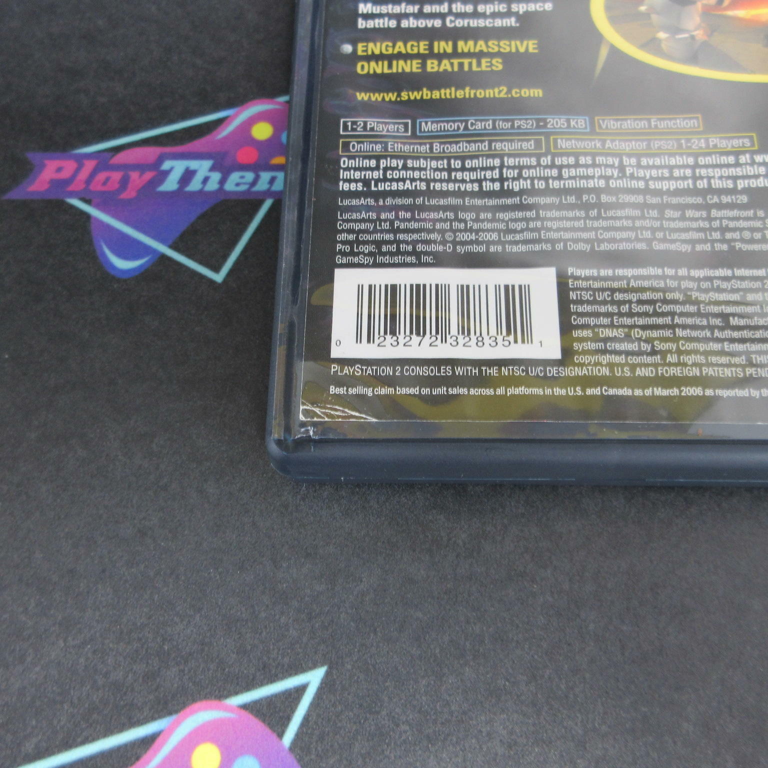Star Wars Battlefront 2 PS2 PlayStation 2 GH + Reg Card Complete - Very Good