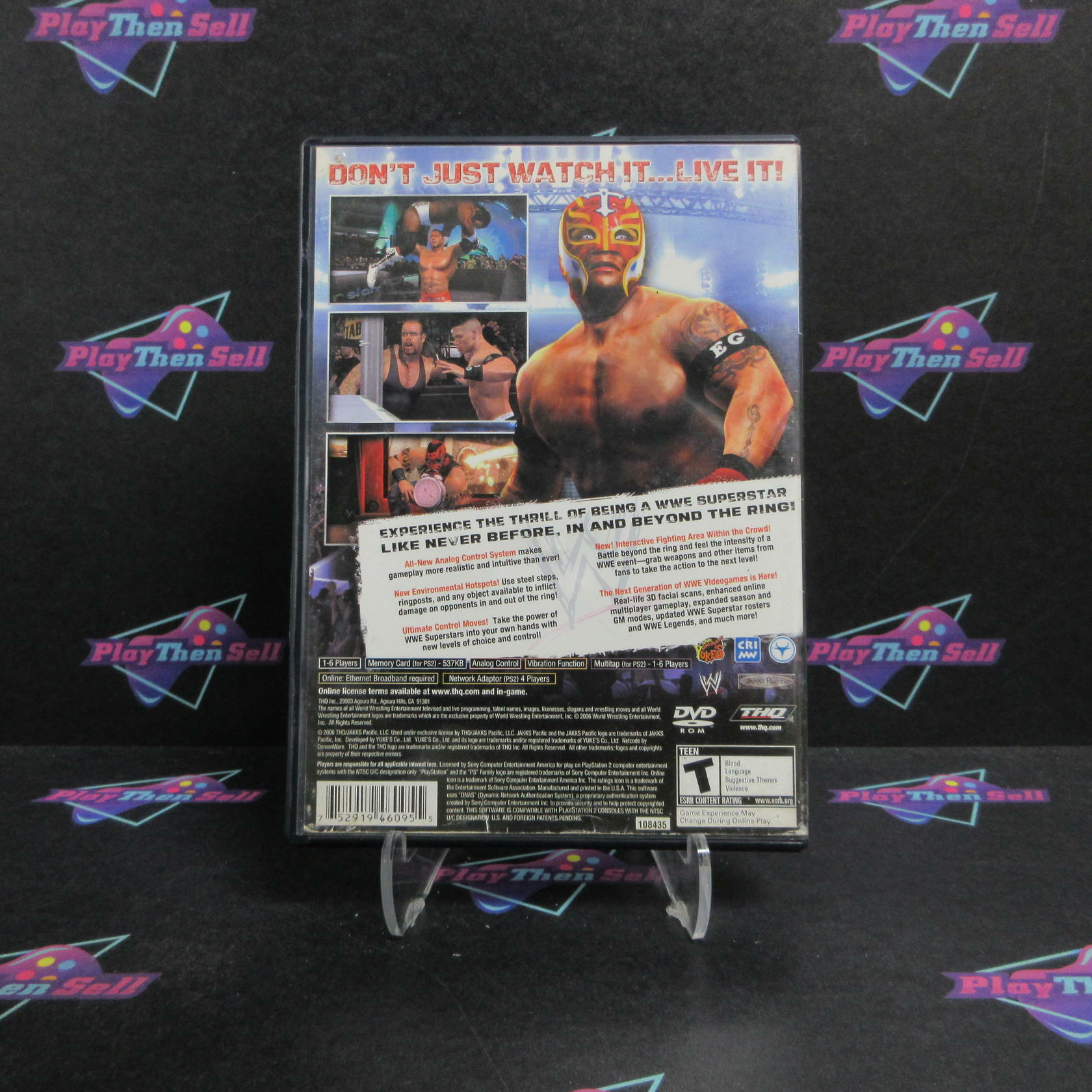 WWE SmackDown vs Raw 2007 PS2 PlayStation 2 Complete - Very Good