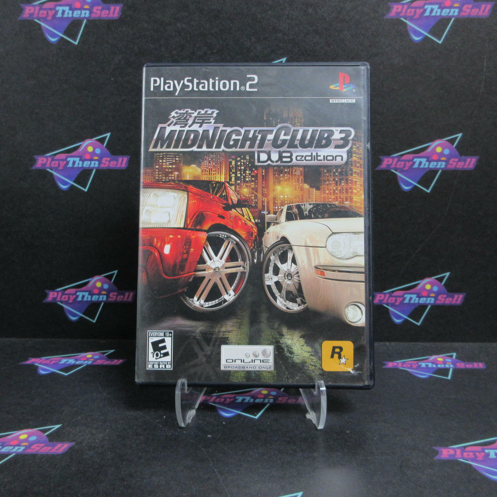 Midnight Club 3 DUB Edition PS2 PlayStation 2 Complete - Very Good