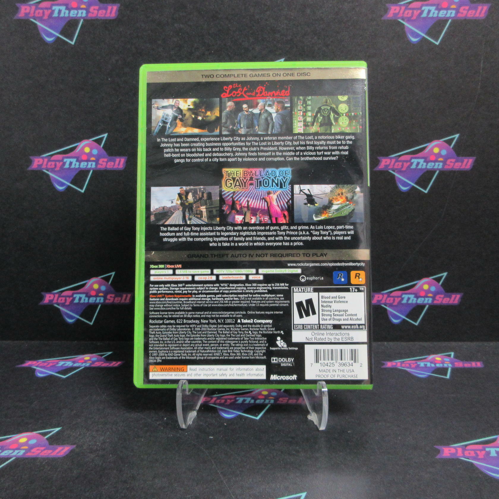 Grand Theft Auto Episodes From Liberty City Xbox 360 PH - Very Good