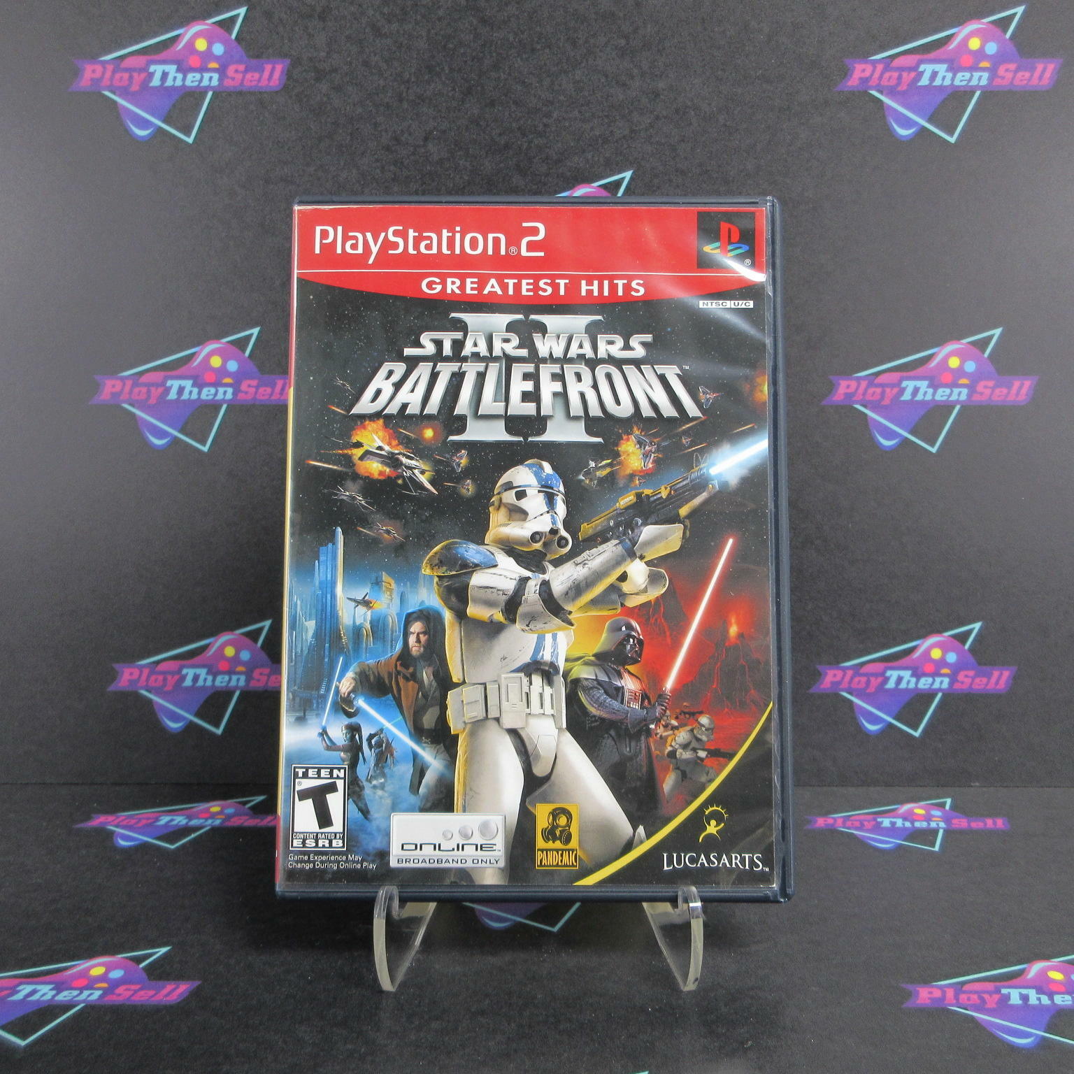 Star Wars Battlefront 2 PS2 PlayStation 2 GH + Reg Card Complete - Very Good