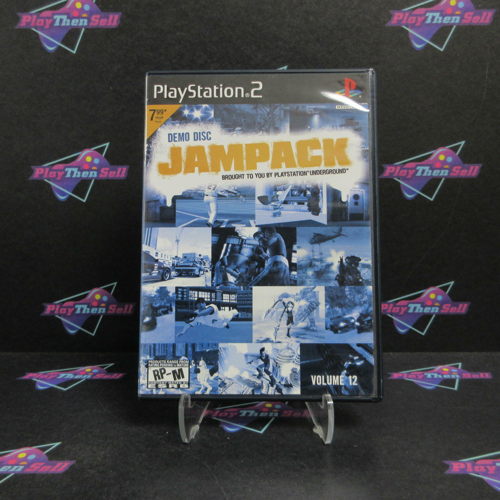 Excellent Jampack Volume 12 PS2 PlayStation 2 + Reg Card Complete - Excellent