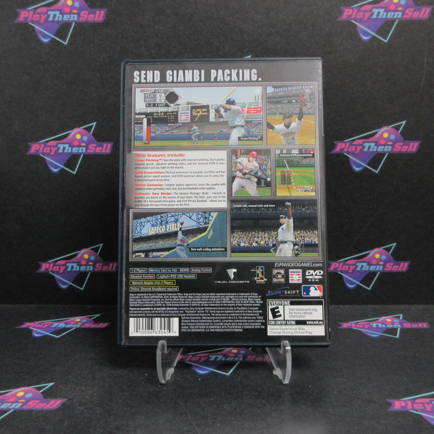 ESPN Major League Baseball PS2 PlayStation 2 Complete - Excellent