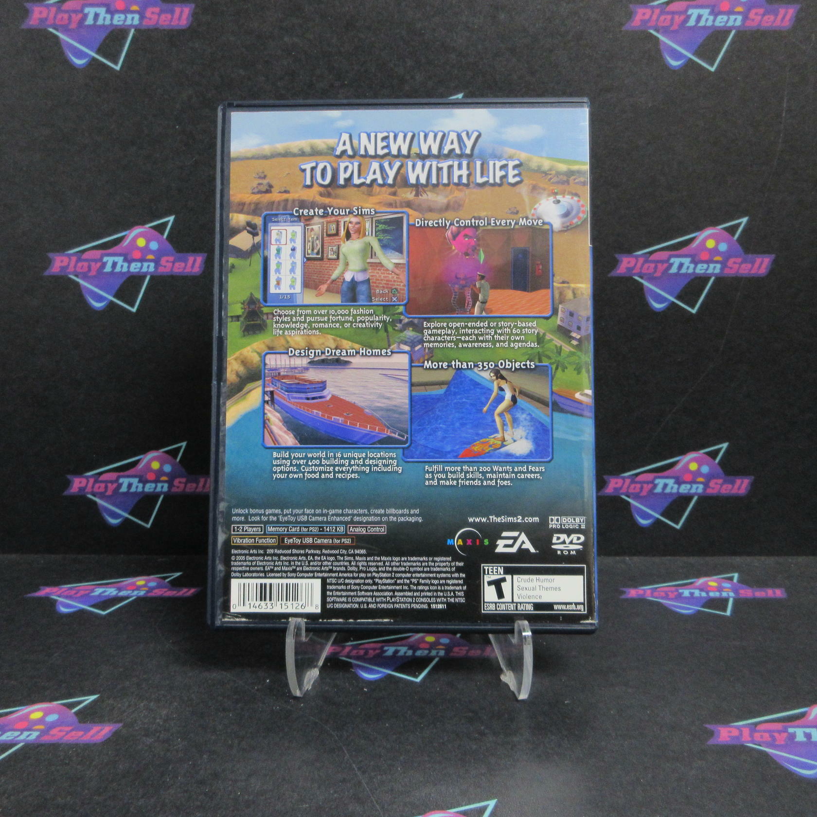 The Sims 2 PS2 PlayStation 2 Complete - Very Good