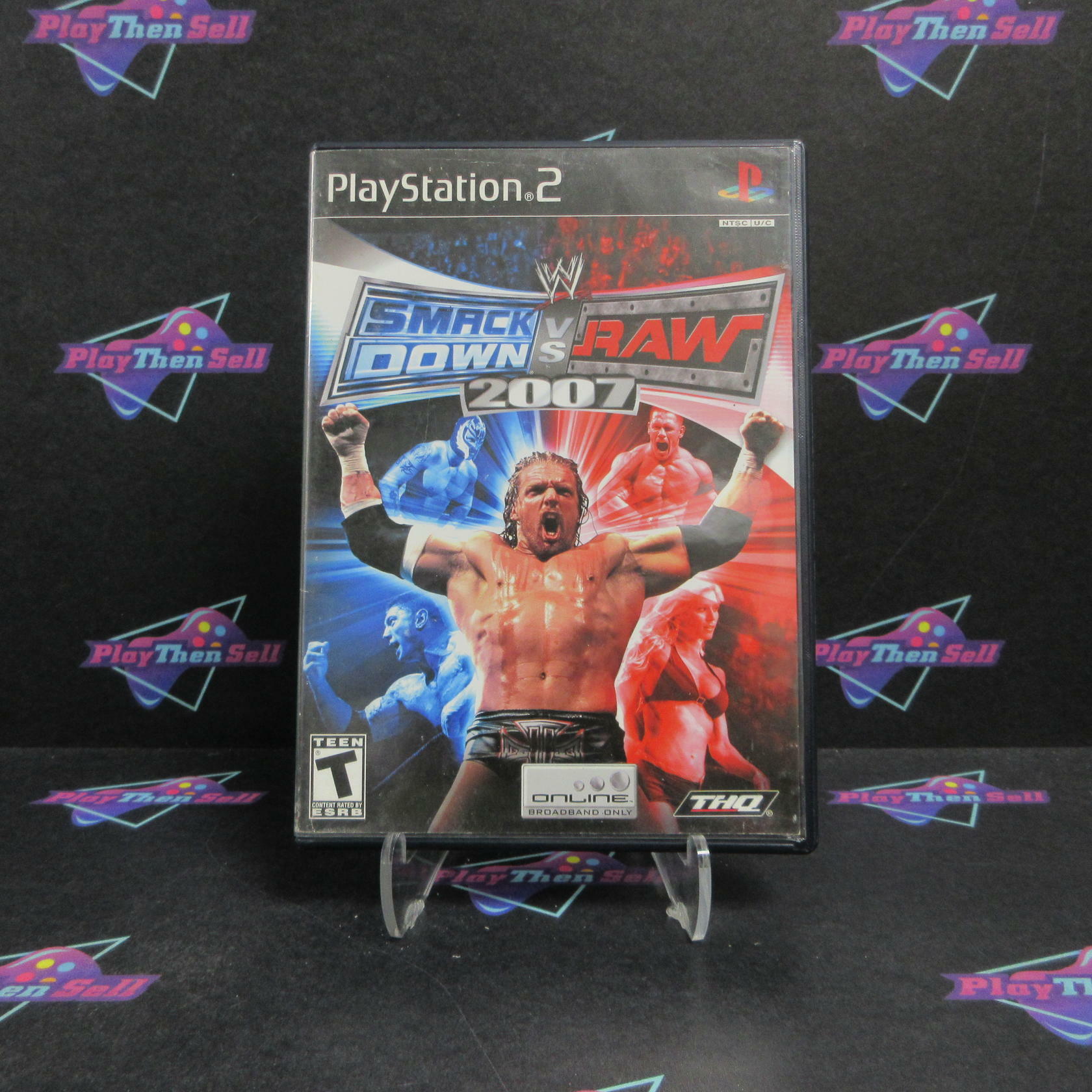 WWE SmackDown vs Raw 2007 PS2 PlayStation 2 Complete - Very Good