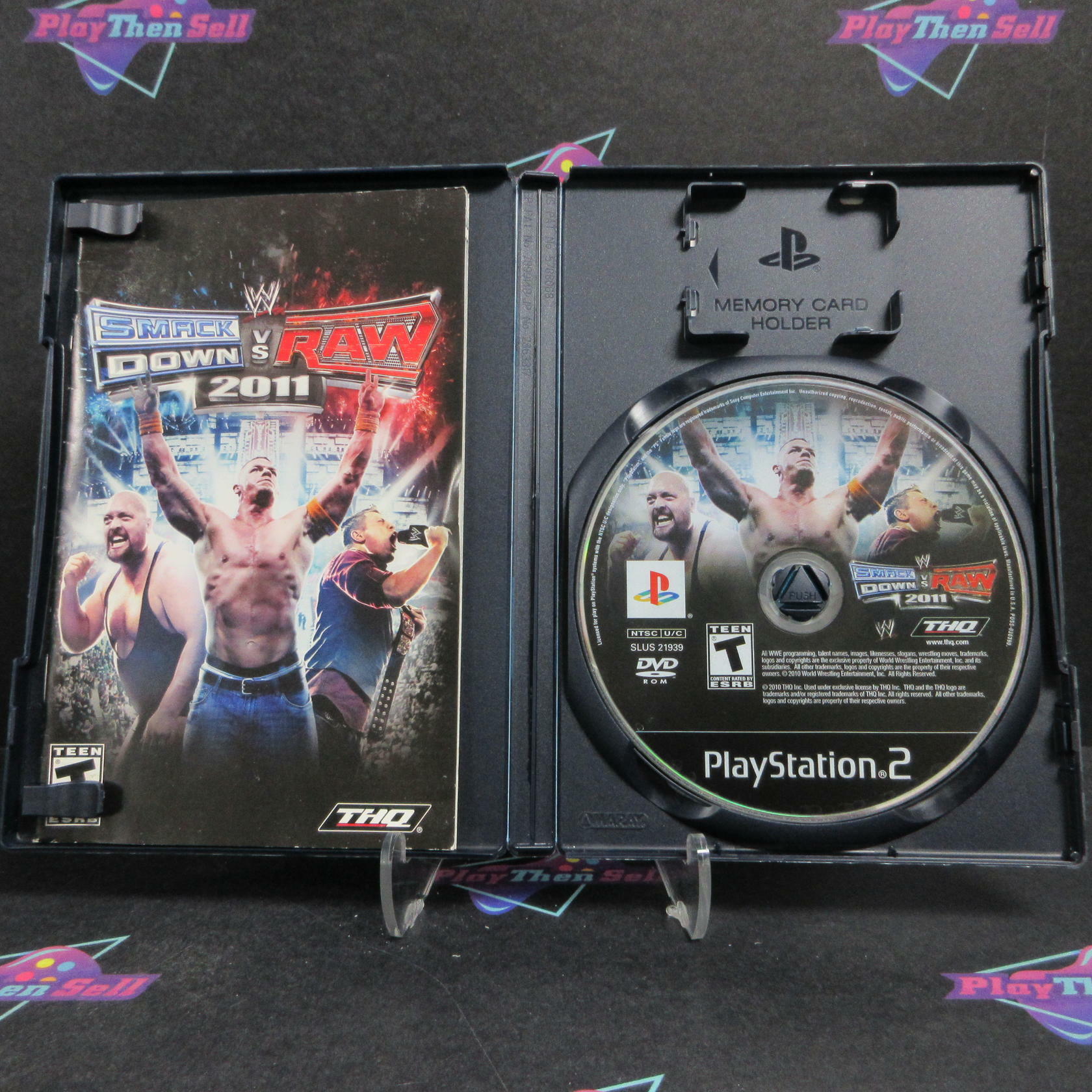WWE SmackDown vs Raw 2011 PS2 PlayStation 2 Complete - Very Good