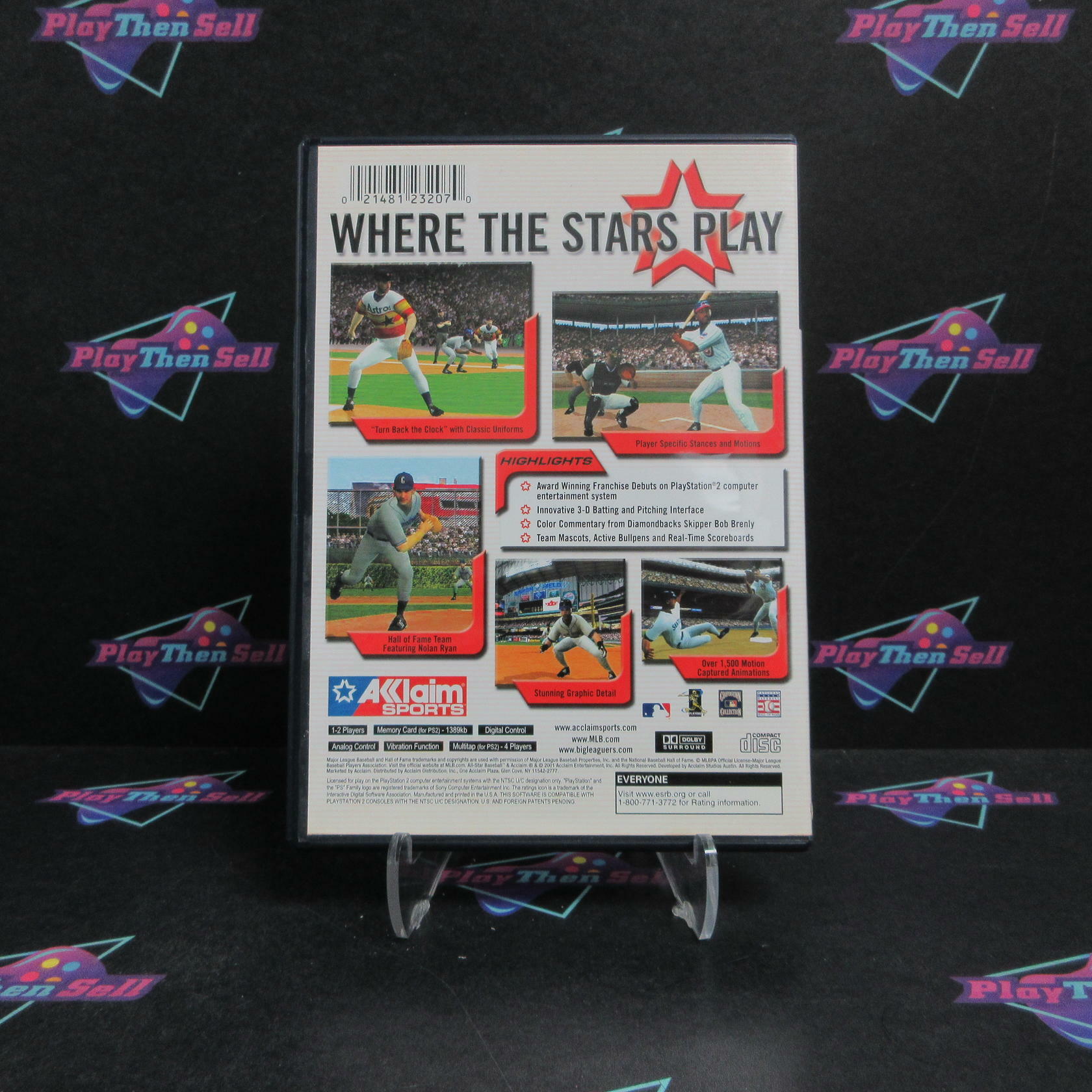 All Star Baseball 2002 PS2 PlayStation 2 + Reg Card Complete - Very Good