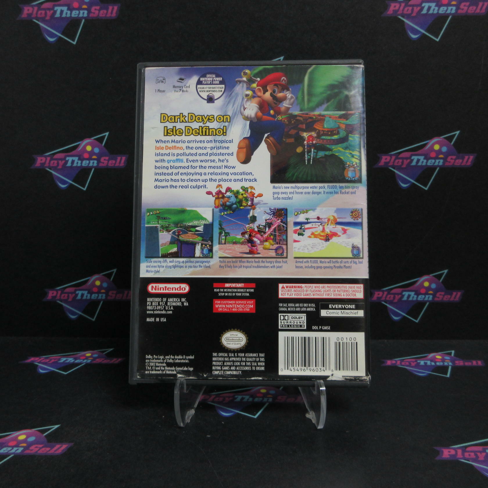 Super Mario Sunshine Nintendo GameCube - Very Good