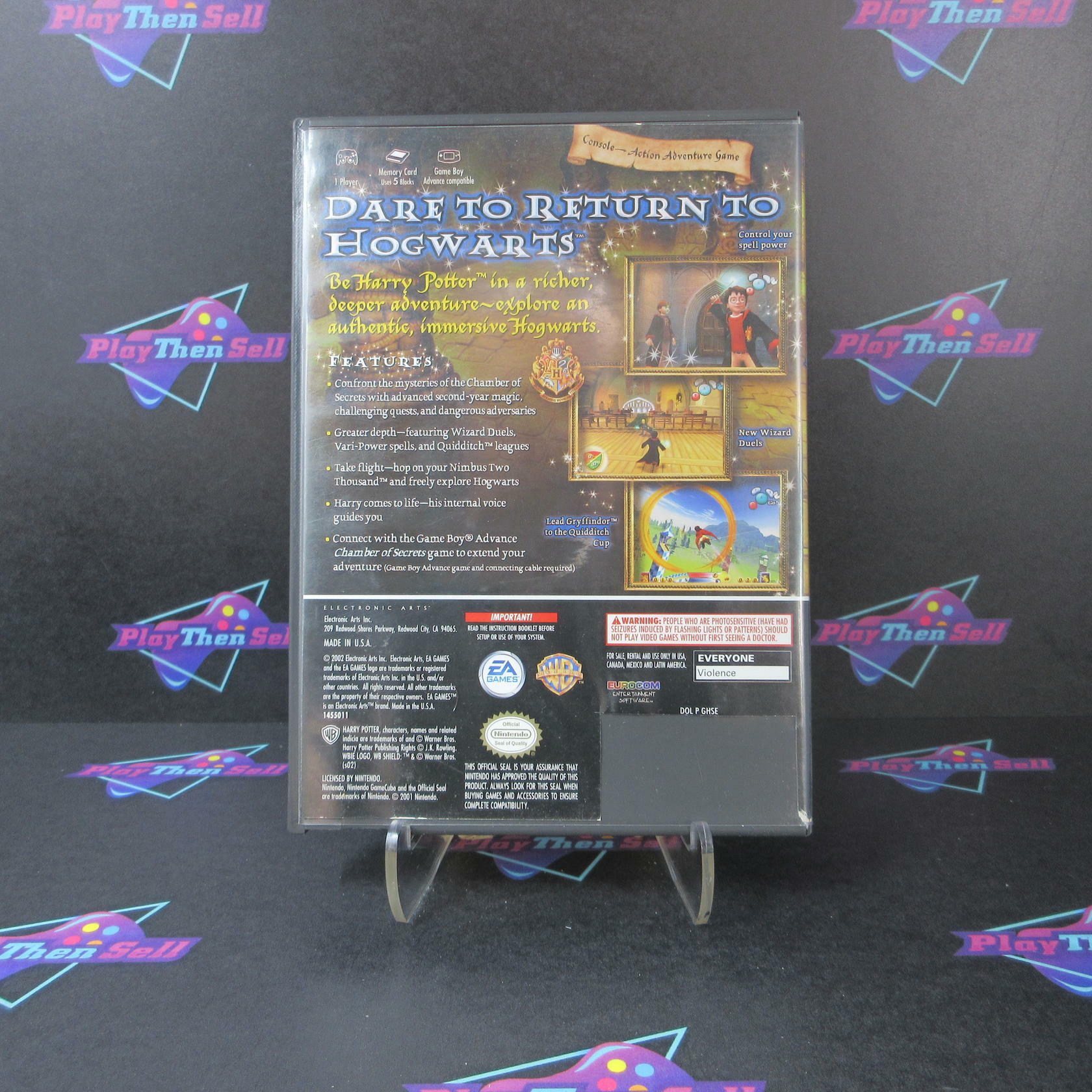 Harry Potter & The Chamber of Secrets Nintendo GameCube - Very Good