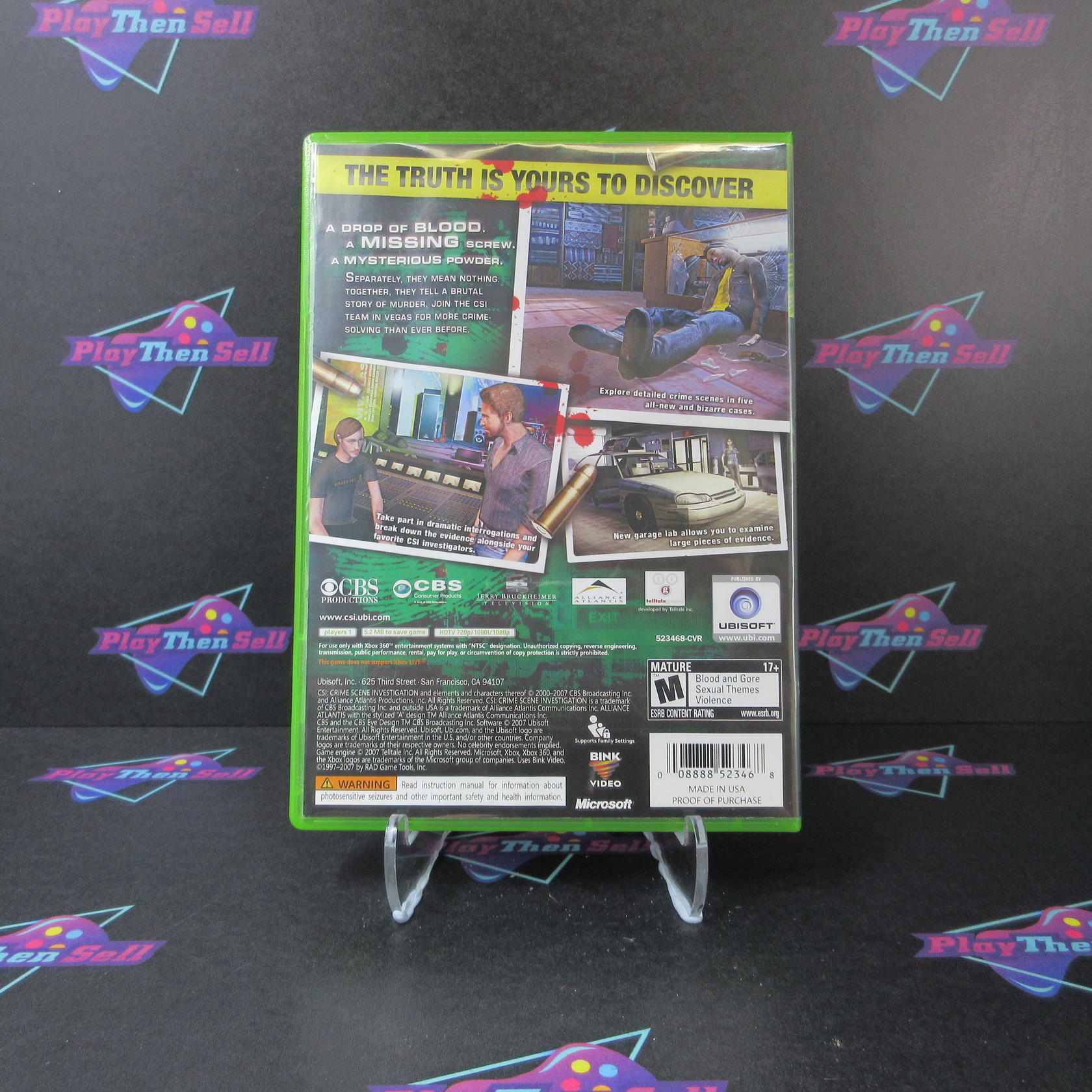 CSI Hard Evidence Xbox 360 - Very Good