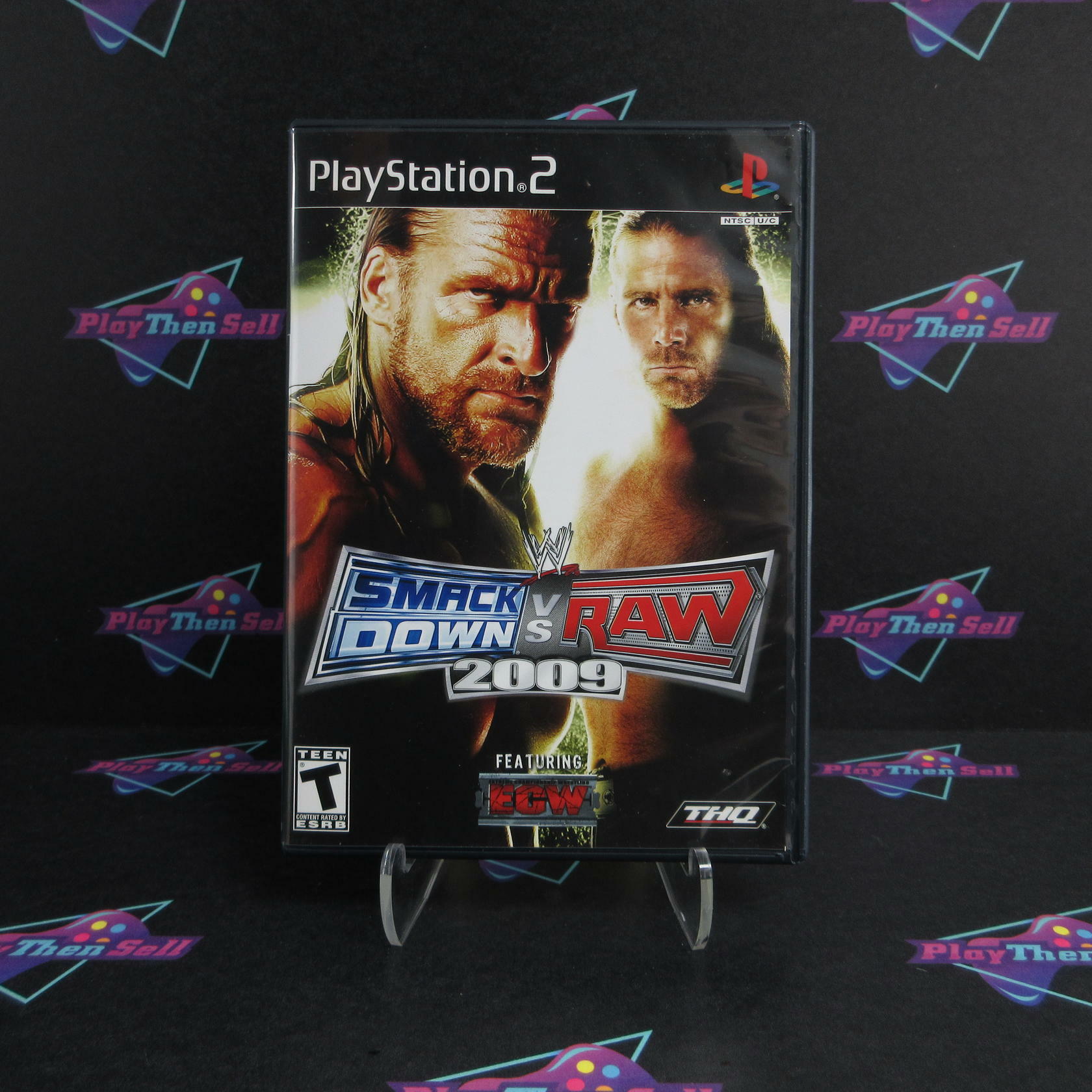 WWE SmackDown vs Raw 2009 PS2 PlayStation 2 Complete - Very Good