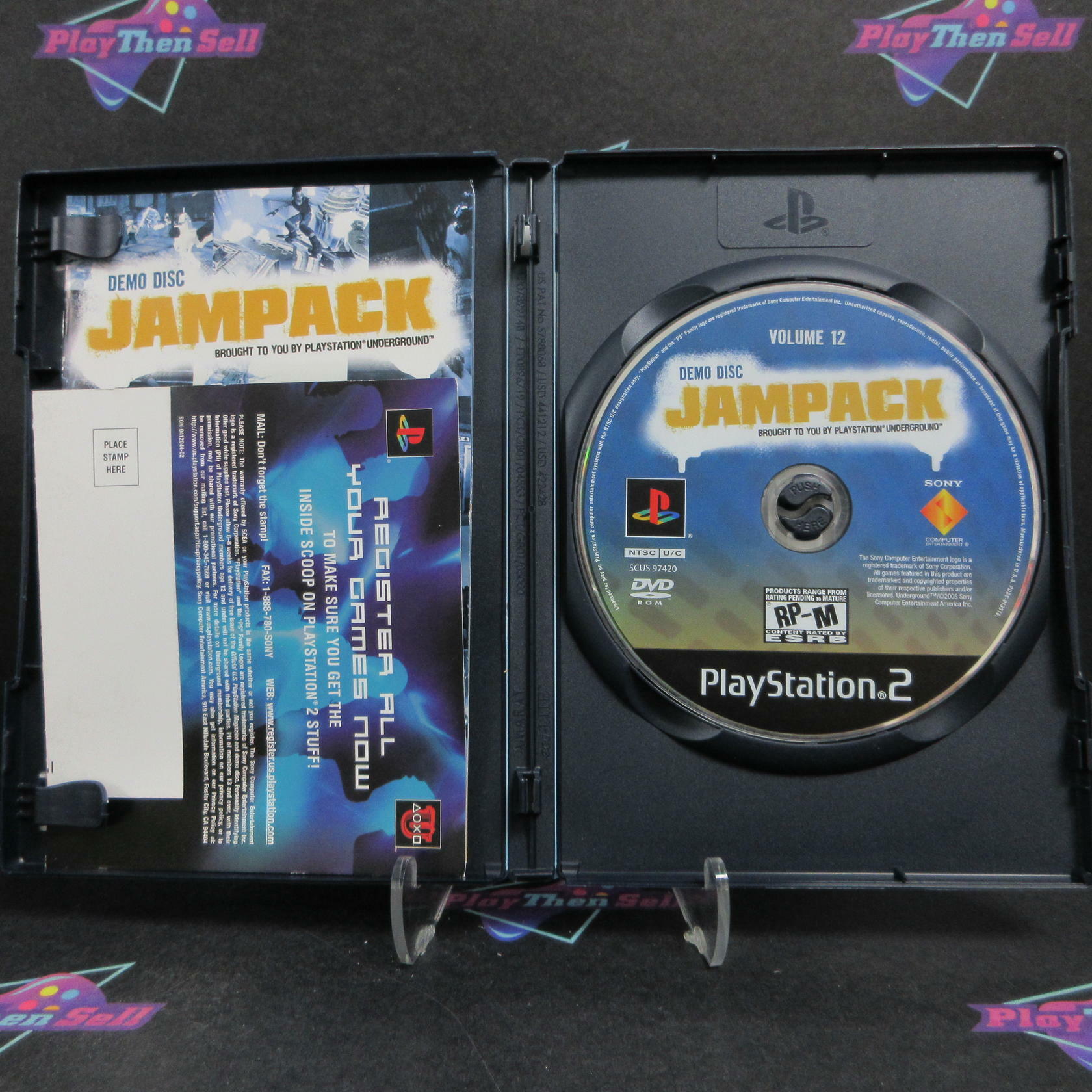 Excellent Jampack Volume 12 PS2 PlayStation 2 + Reg Card Complete - Excellent