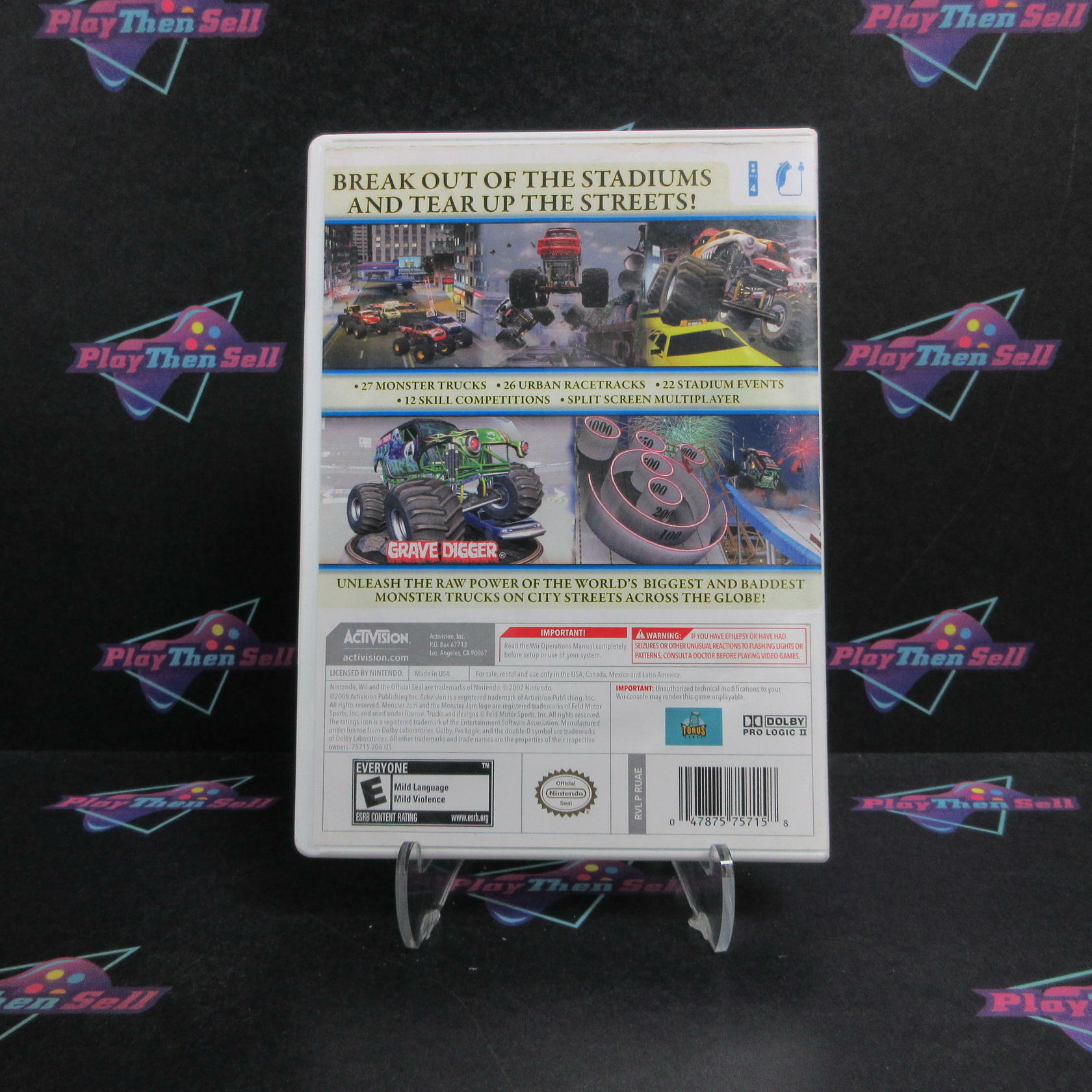 Monster Jam Urban Assault Nintendo Wii - Very Good