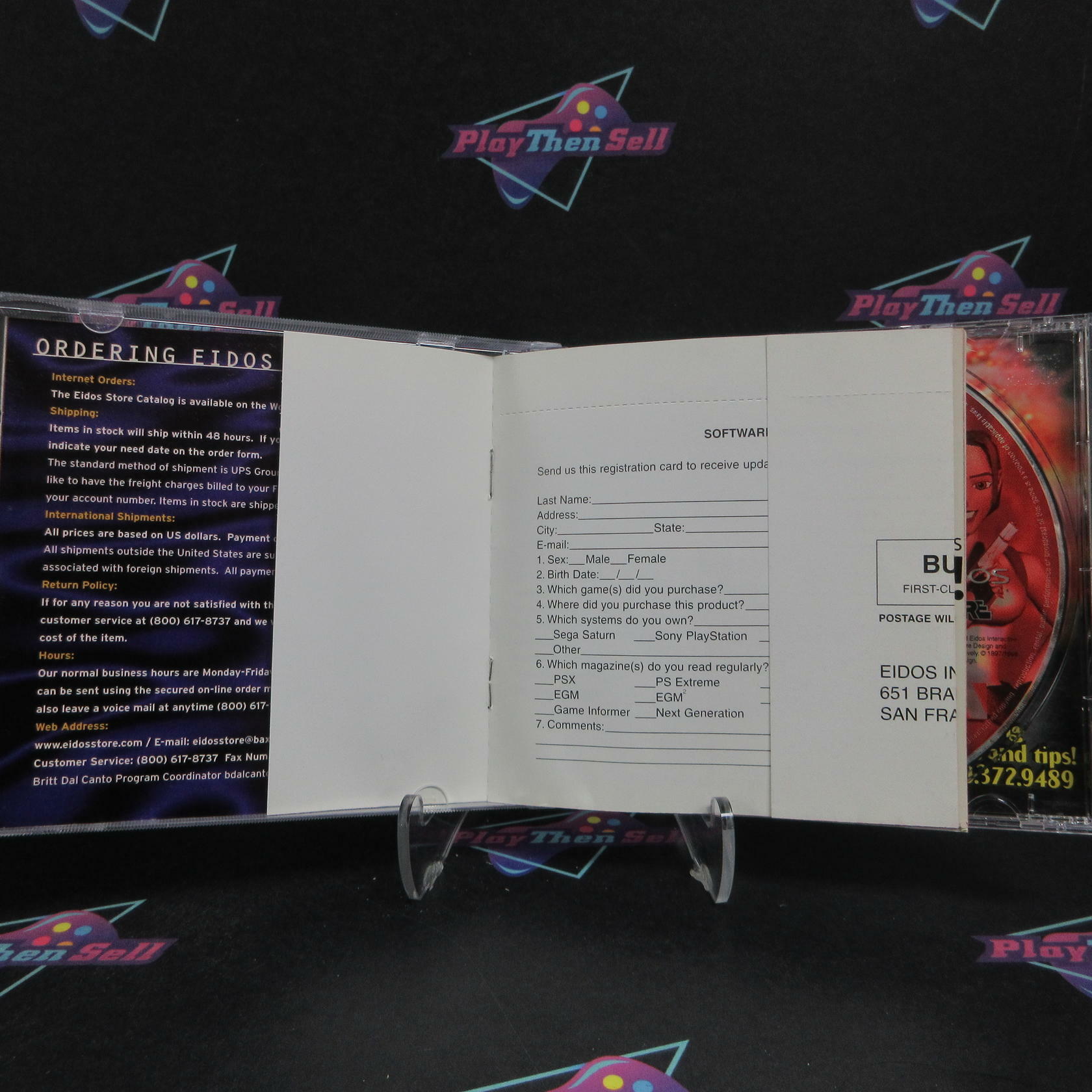 Tomb Raider II PS1 PlayStation 1 + Reg Card Complete - Very Good